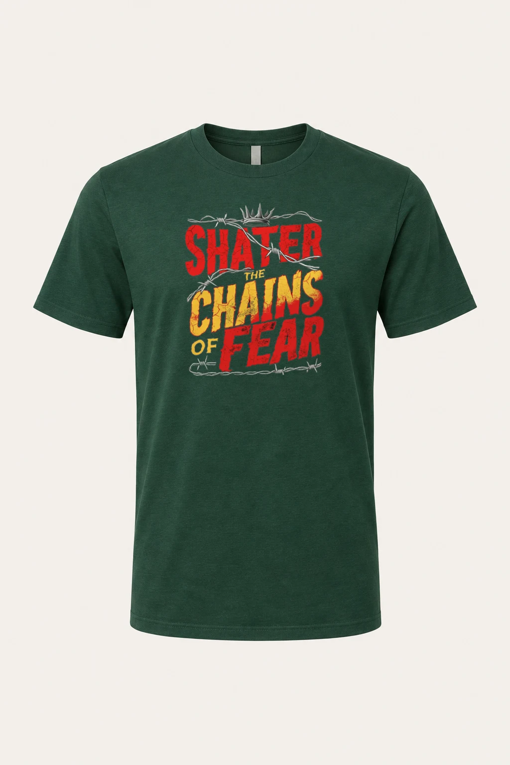 "Shatter The Chains" Heavyweight Unisex Crewneck T-shirt | Gildan 5000