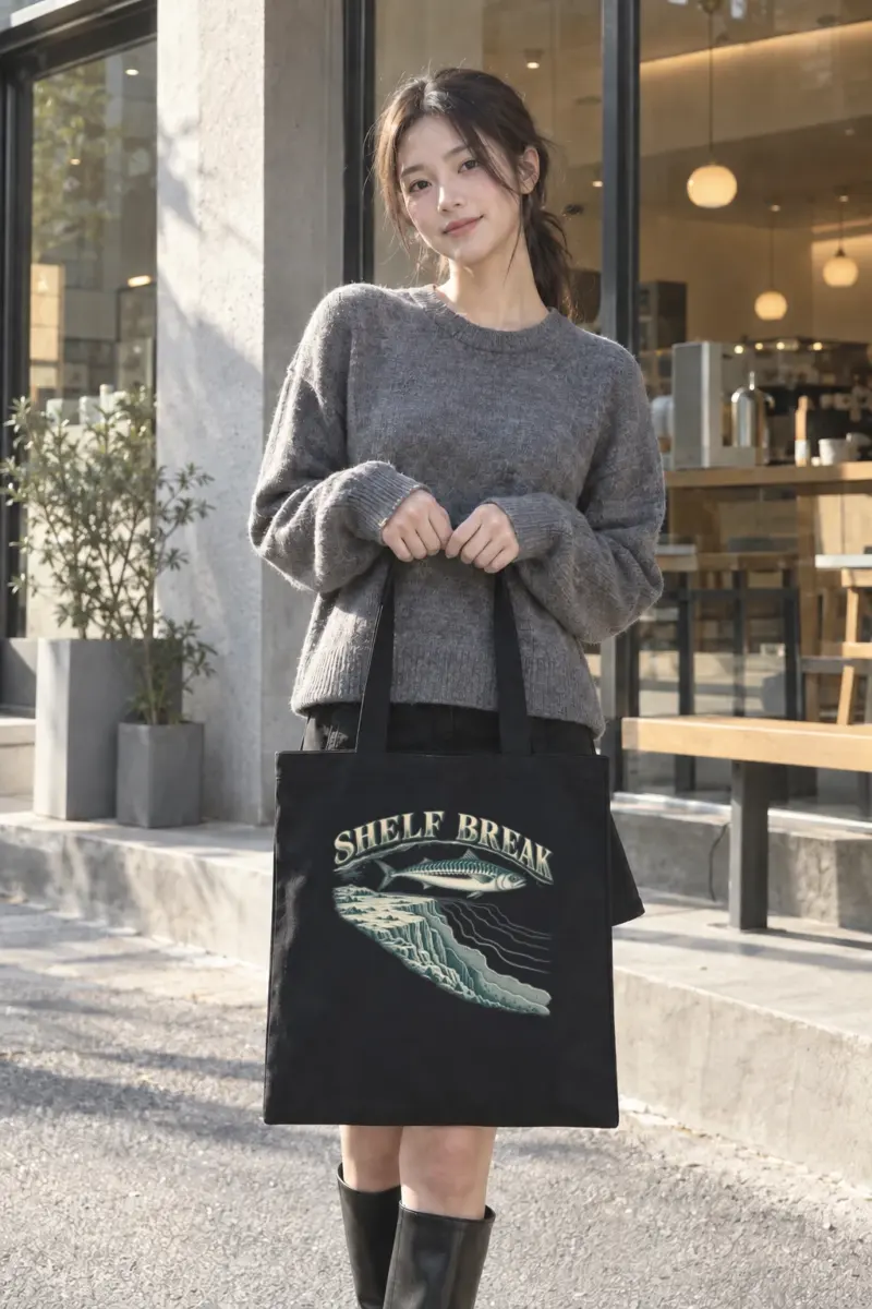 "Shelf Break" Classic Cotton Tote Bag