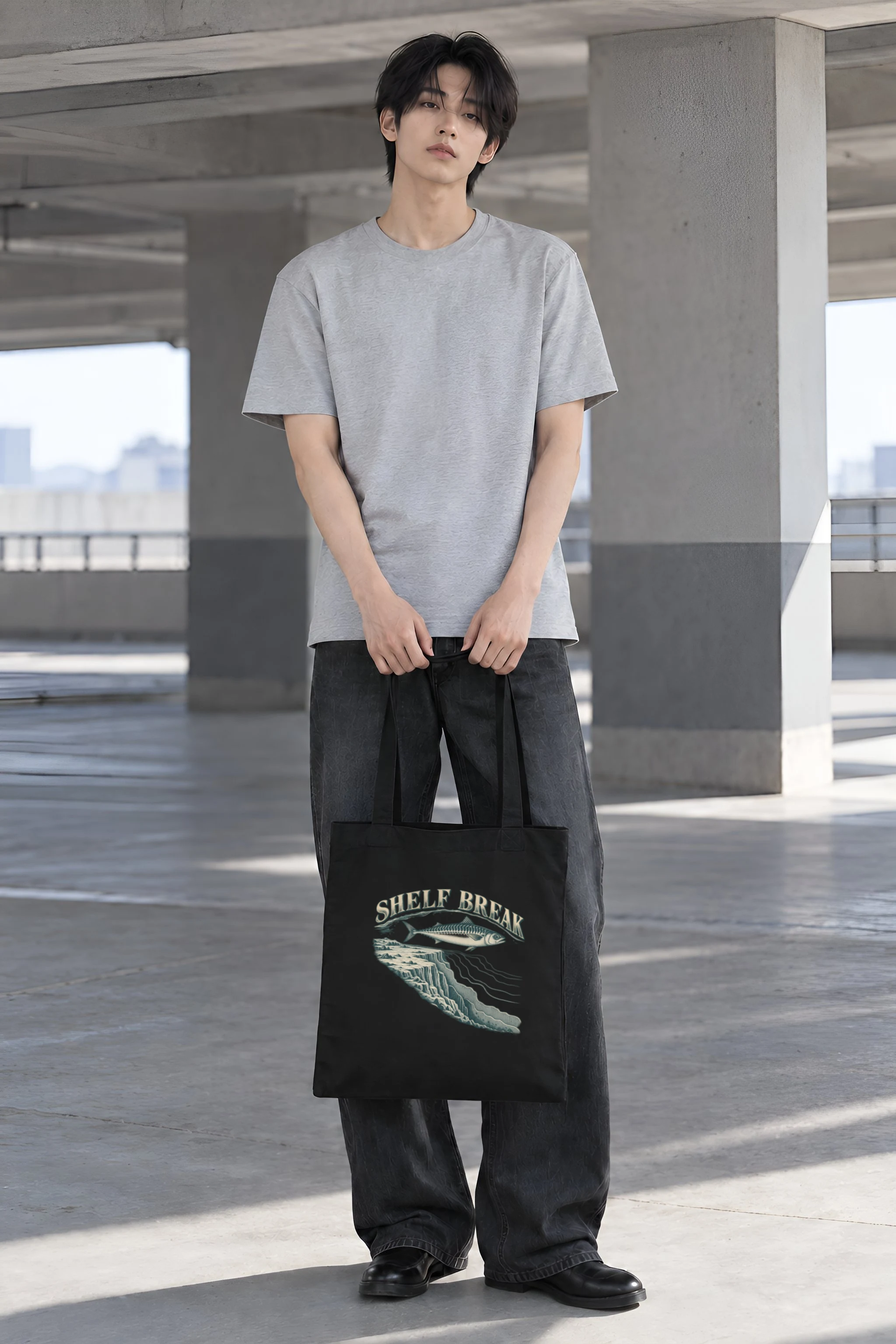 "Shelf Break" Classic Cotton Tote Bag