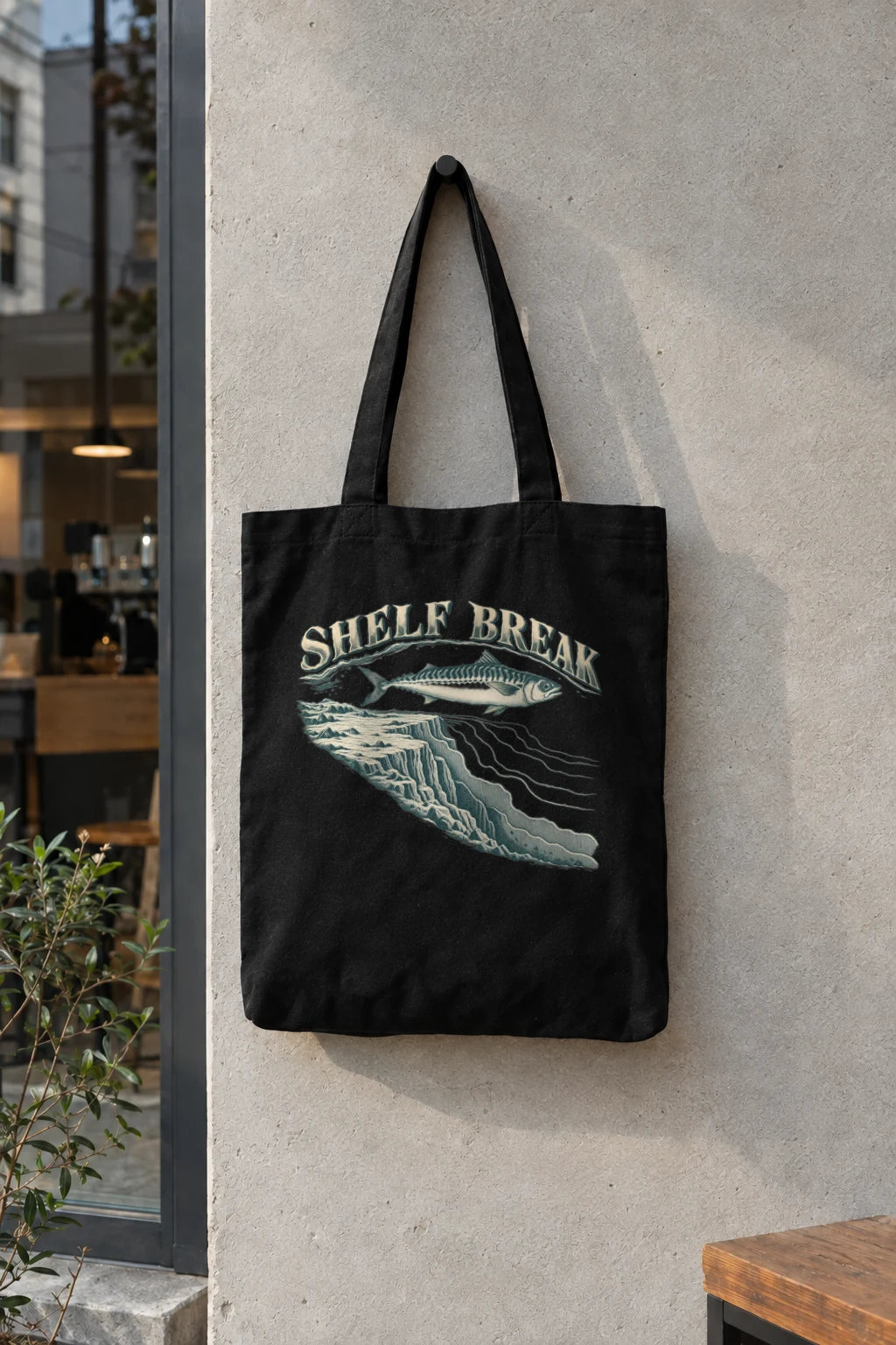 "Shelf Break" Classic Cotton Tote Bag