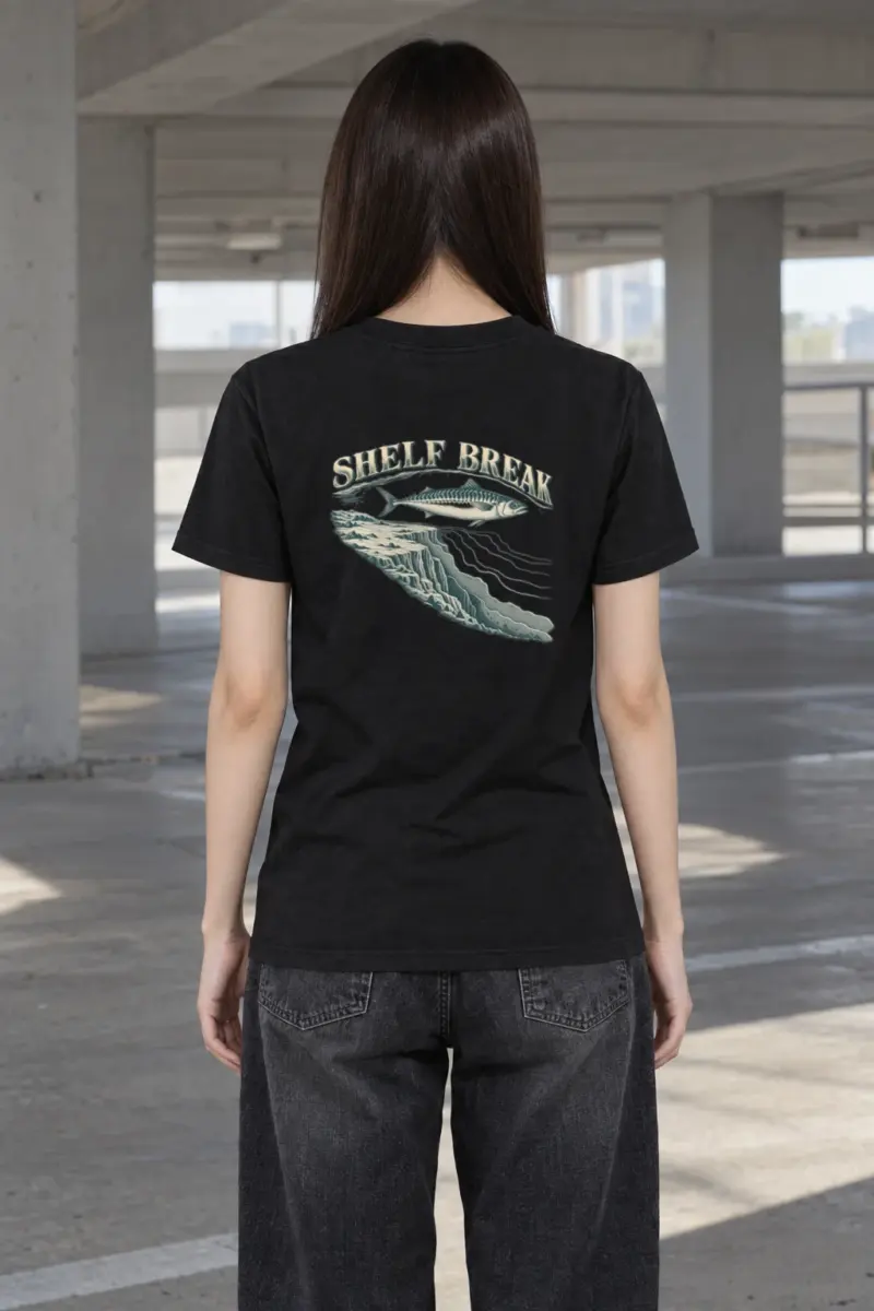 "Shelf Break" Heavyweight Unisex Crewneck T-shirt