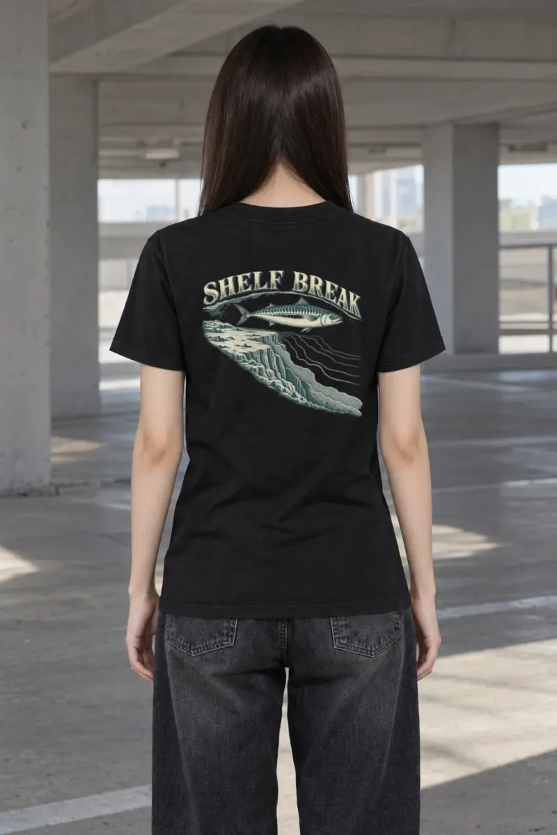 "Shelf Break" Heavyweight Unisex Crewneck T-shirt