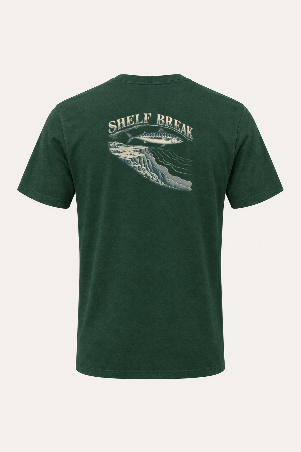 "Shelf Break" Heavyweight Unisex Crewneck T-shirt | Gildan 5000