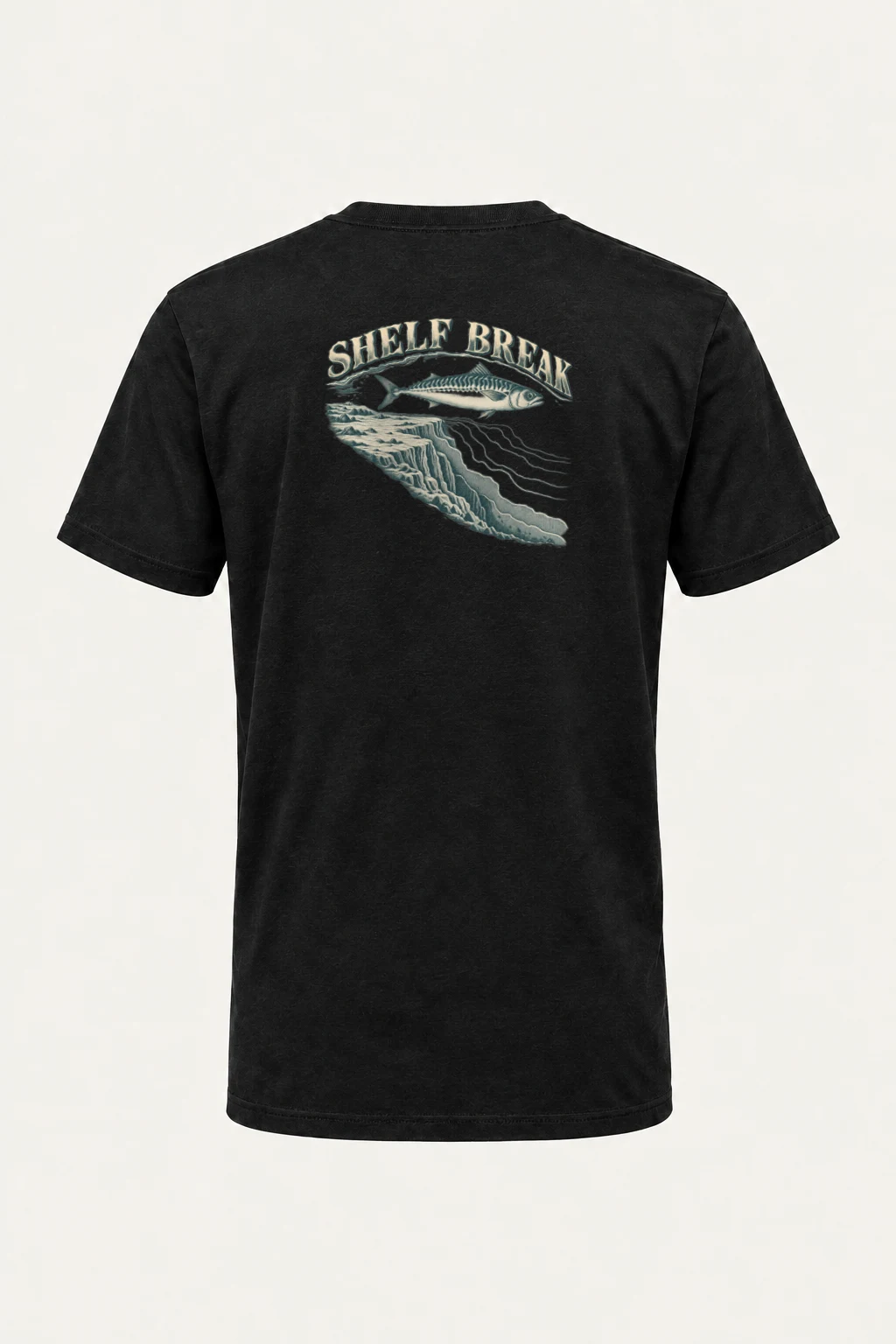 "Shelf Break" Heavyweight Unisex Crewneck T-shirt | Gildan 5000
