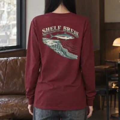 "Shelf Break" Unisex Longsleeve T-shirt | Gildan 2400