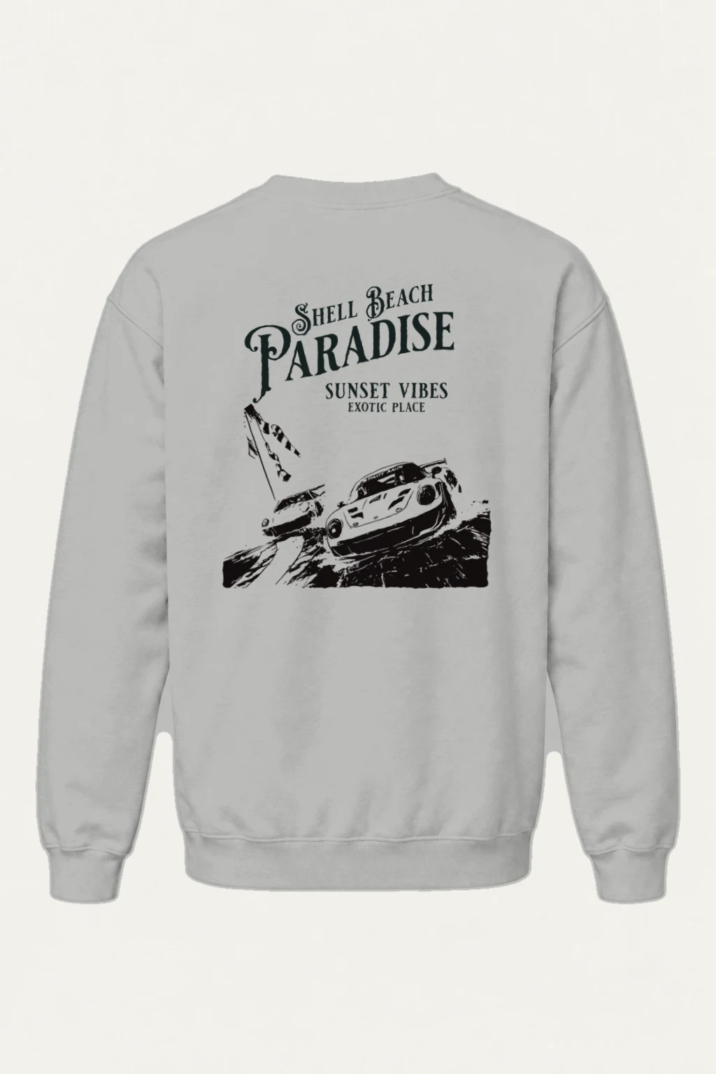"Shell Beach Paradise" Heavy Blend Unisex Crewneck Sweatshirt | Gildan 18000