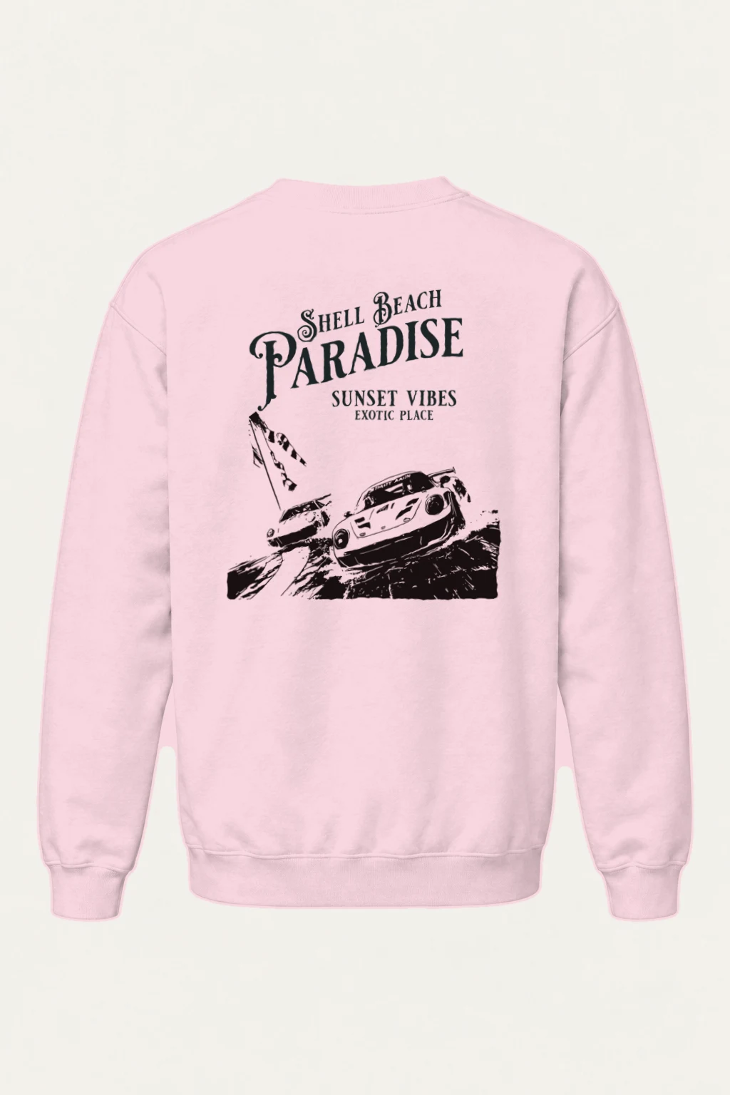 "Shell Beach Paradise" Heavy Blend Unisex Crewneck Sweatshirt | Gildan 18000