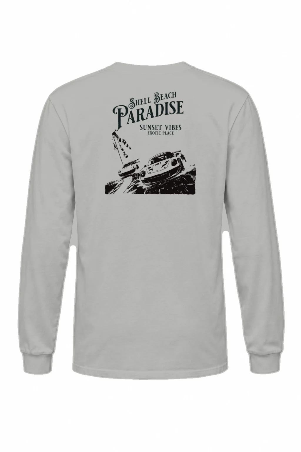 "Shell Beach Paradise" Unisex Longsleeve T-shirt | Gildan 2400