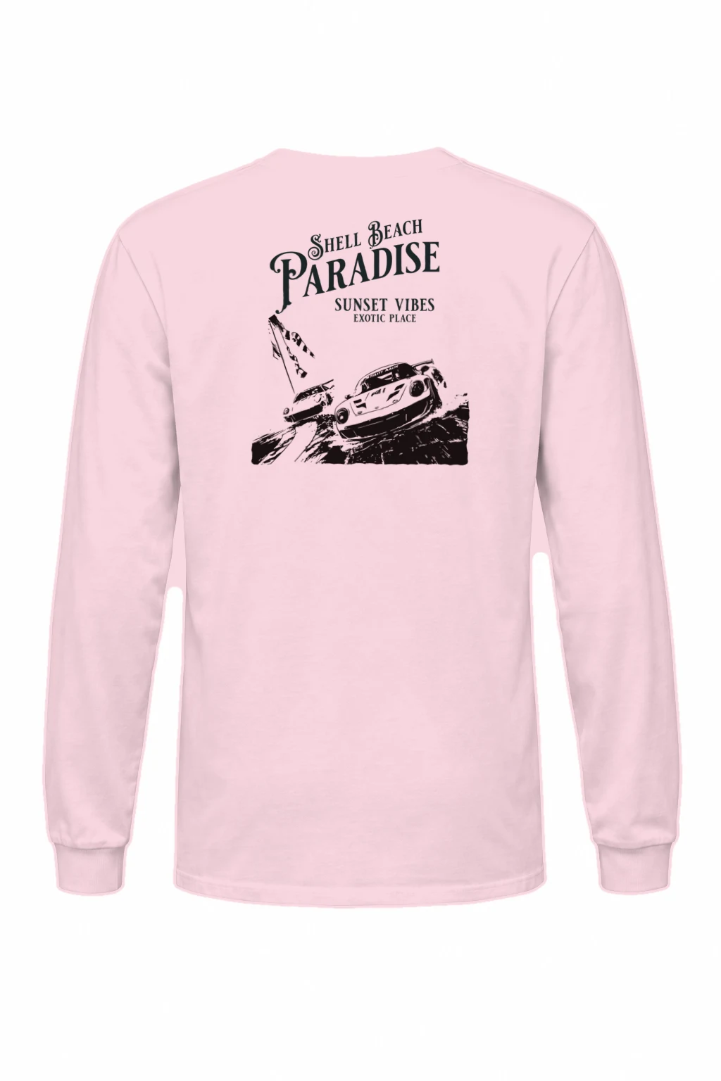 "Shell Beach Paradise" Unisex Longsleeve T-shirt | Gildan 2400