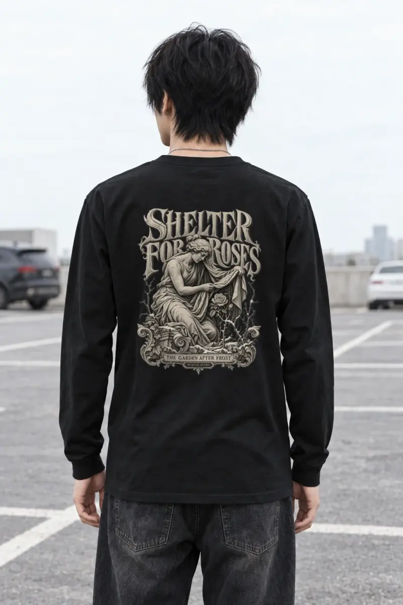 "Shelter For Roses" Unisex Longsleeve T-shirt