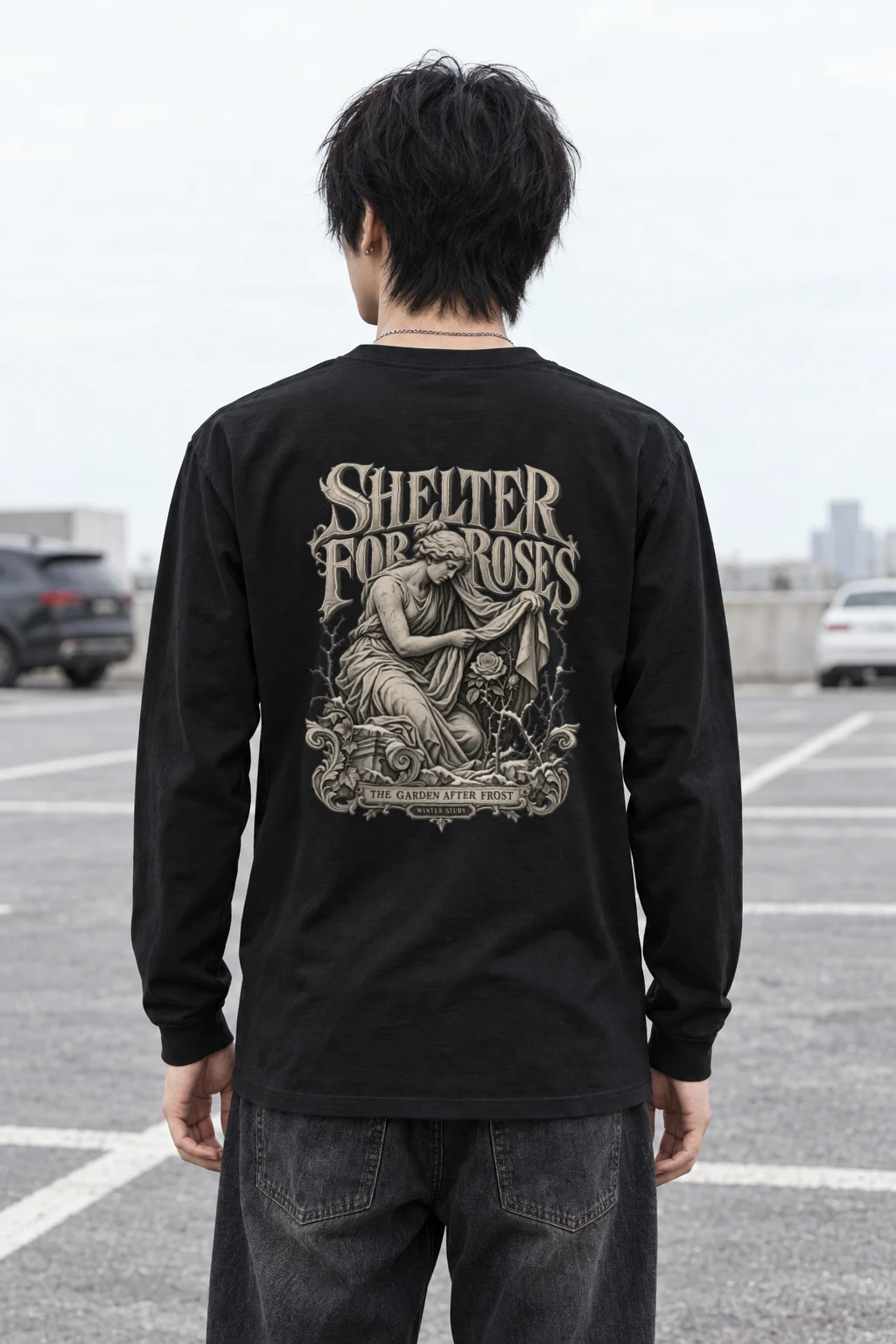 "Shelter For Roses" Unisex Longsleeve T-shirt
