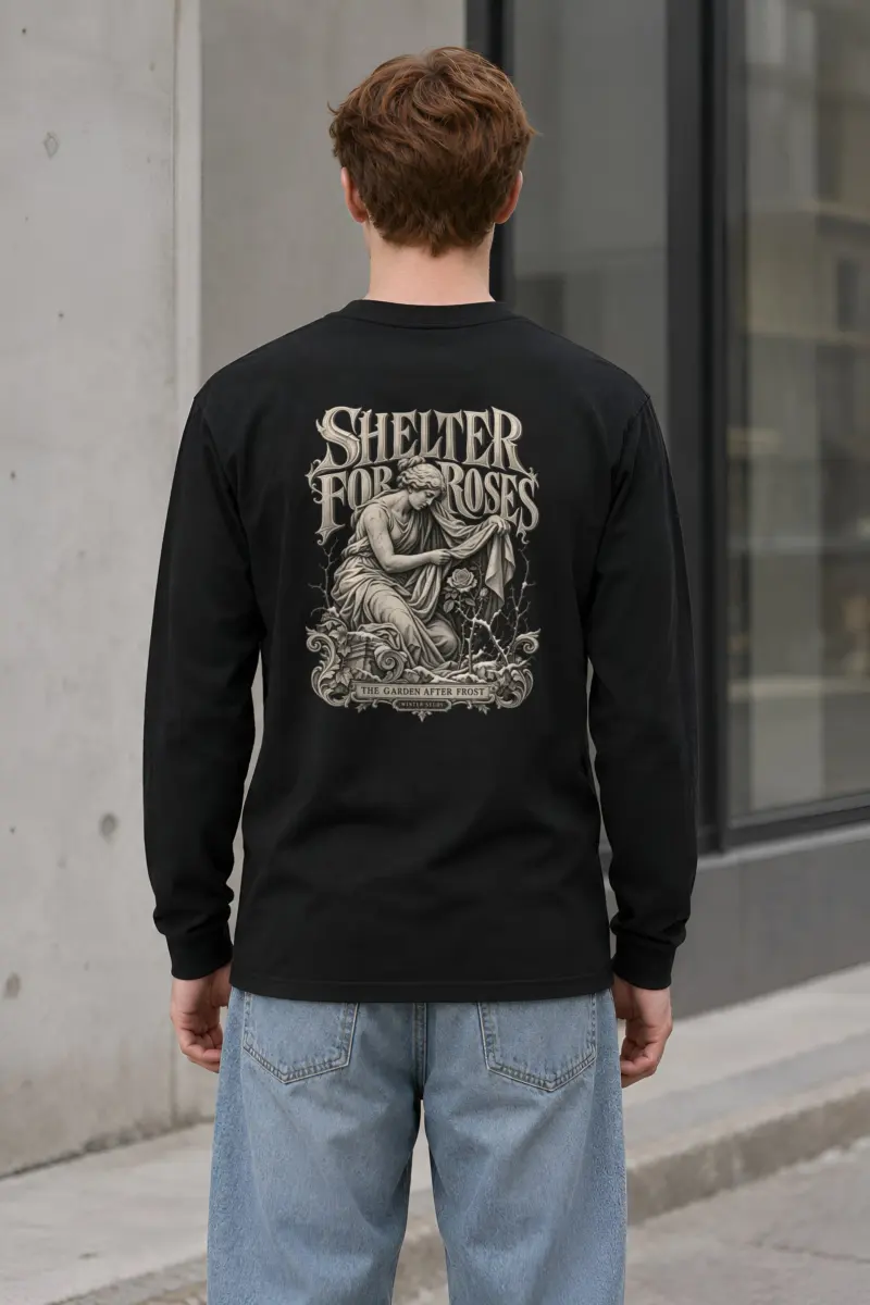 "Shelter For Roses" Unisex Longsleeve T-shirt