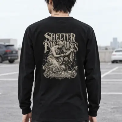 "Shelter For Roses" Unisex Longsleeve T-shirt