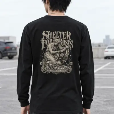 "Shelter For Roses" Unisex Longsleeve T-shirt