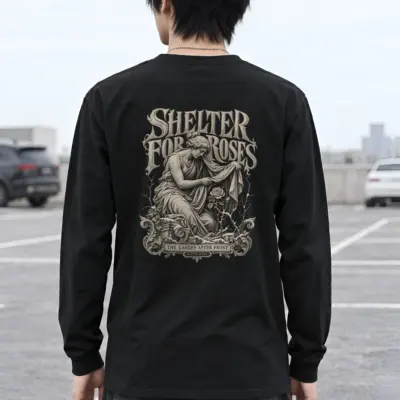 "Shelter For Roses" Unisex Longsleeve T-shirt