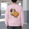 "Shih Tzu Toast" Heavy Blend Unisex Crewneck Sweatshirt