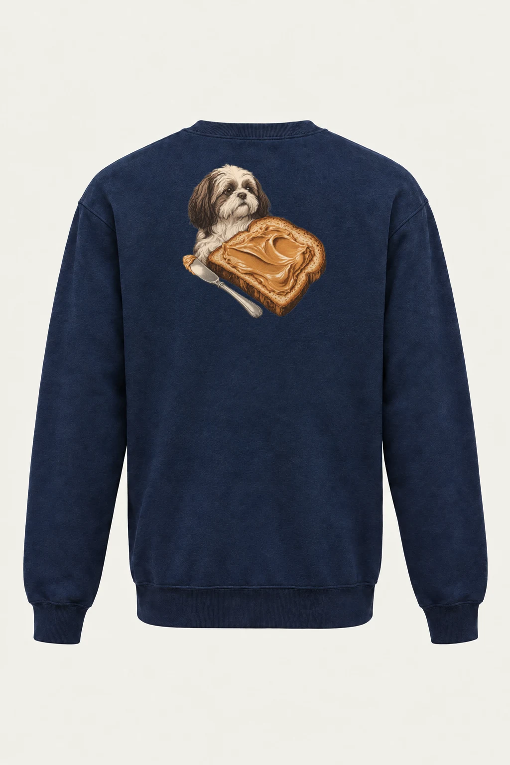 "Shih Tzu Toast" Heavy Blend Unisex Crewneck Sweatshirt | Gildan 18000