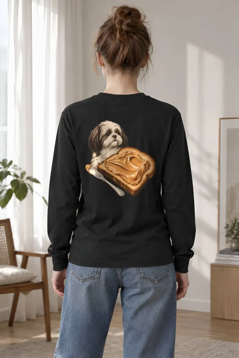 "Shih Tzu Toast" Unisex Longsleeve T-shirt