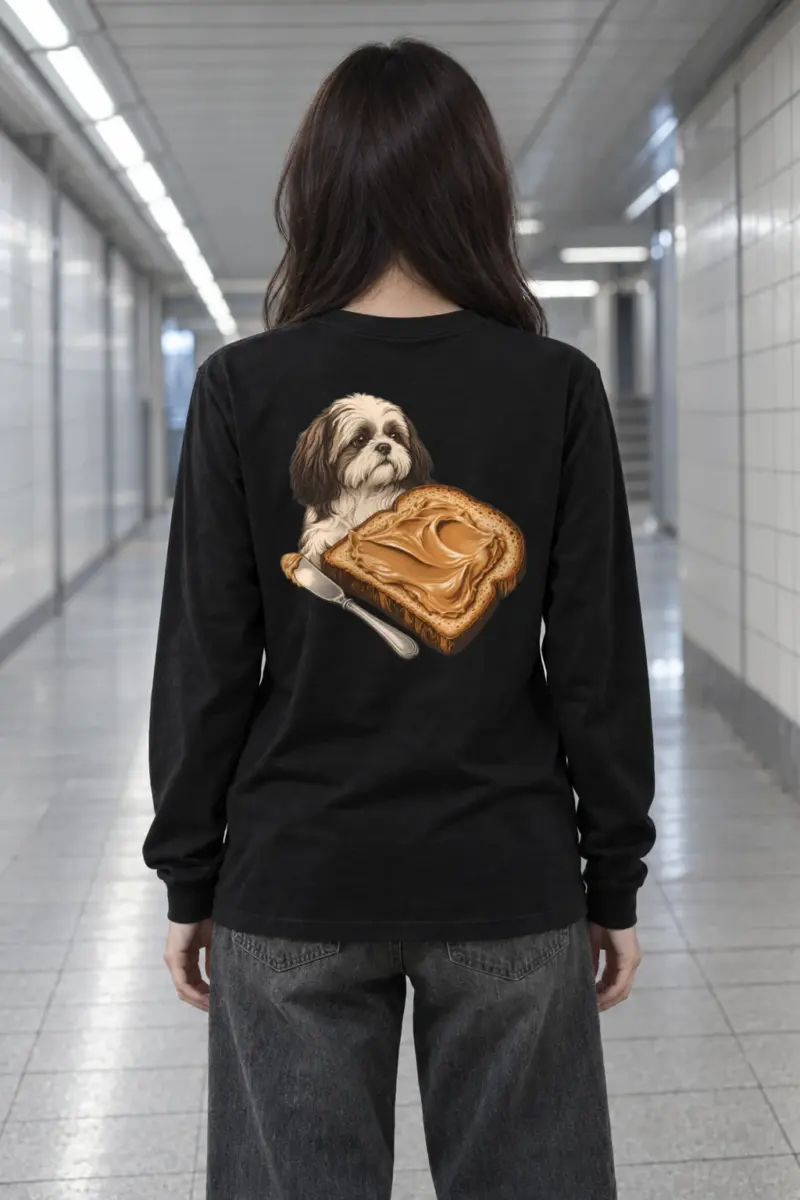"Shih Tzu Toast" Unisex Longsleeve T-shirt