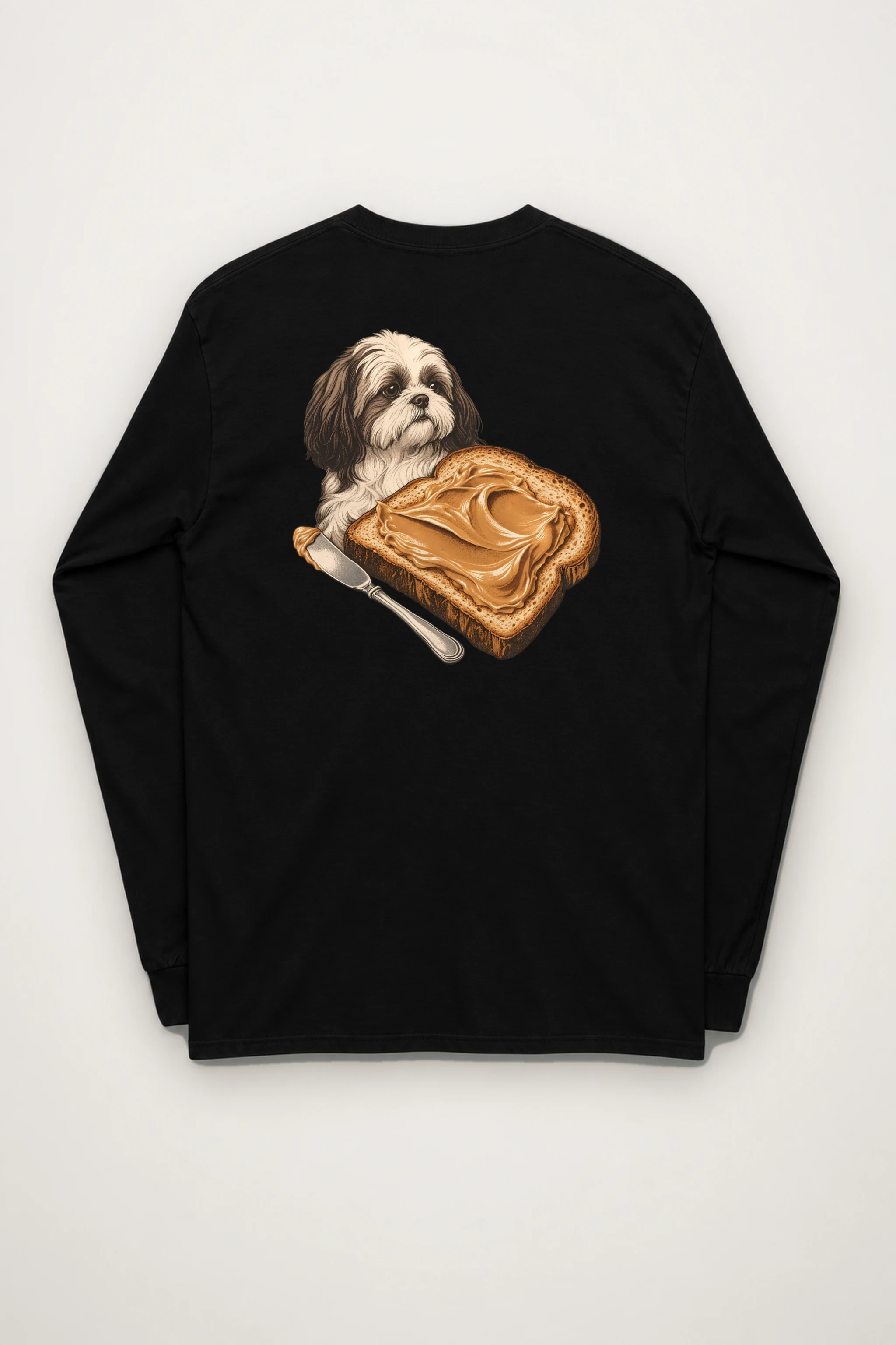 "Shih Tzu Toast" Unisex Longsleeve T-shirt