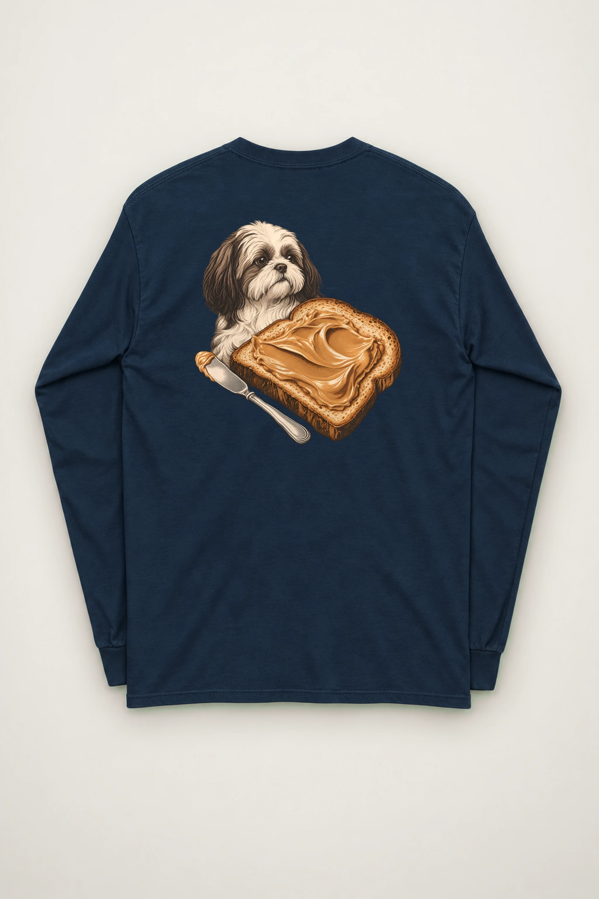 "Shih Tzu Toast" Unisex Longsleeve T-shirt