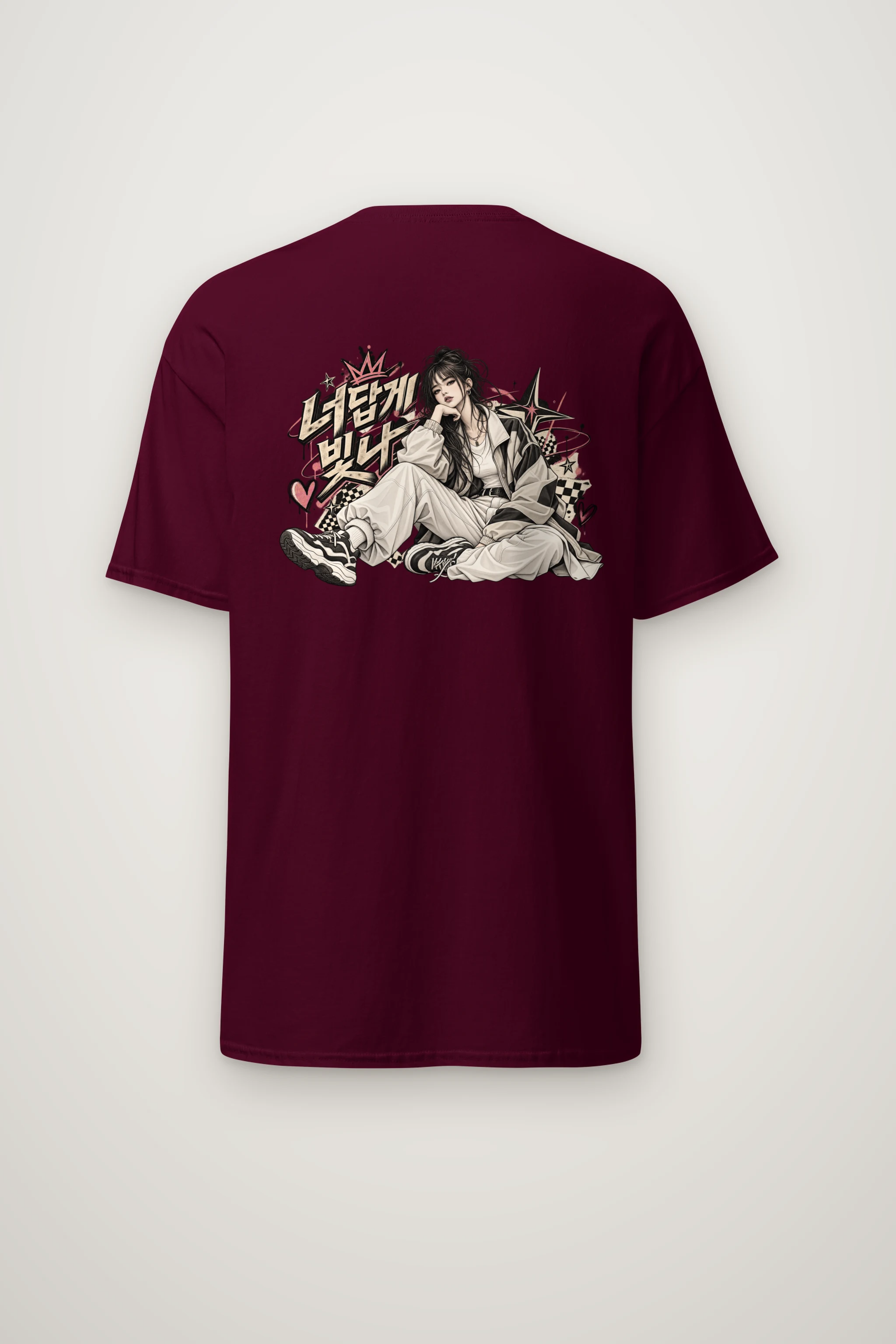 "Shine As Yourself" Heavyweight Unisex Crewneck T-shirt