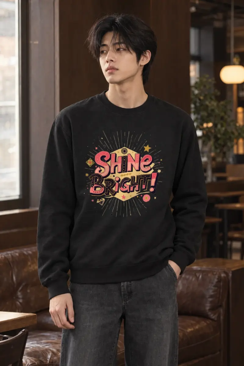 "Shine Bright" Heavy Blend Unisex Crewneck Sweatshirt
