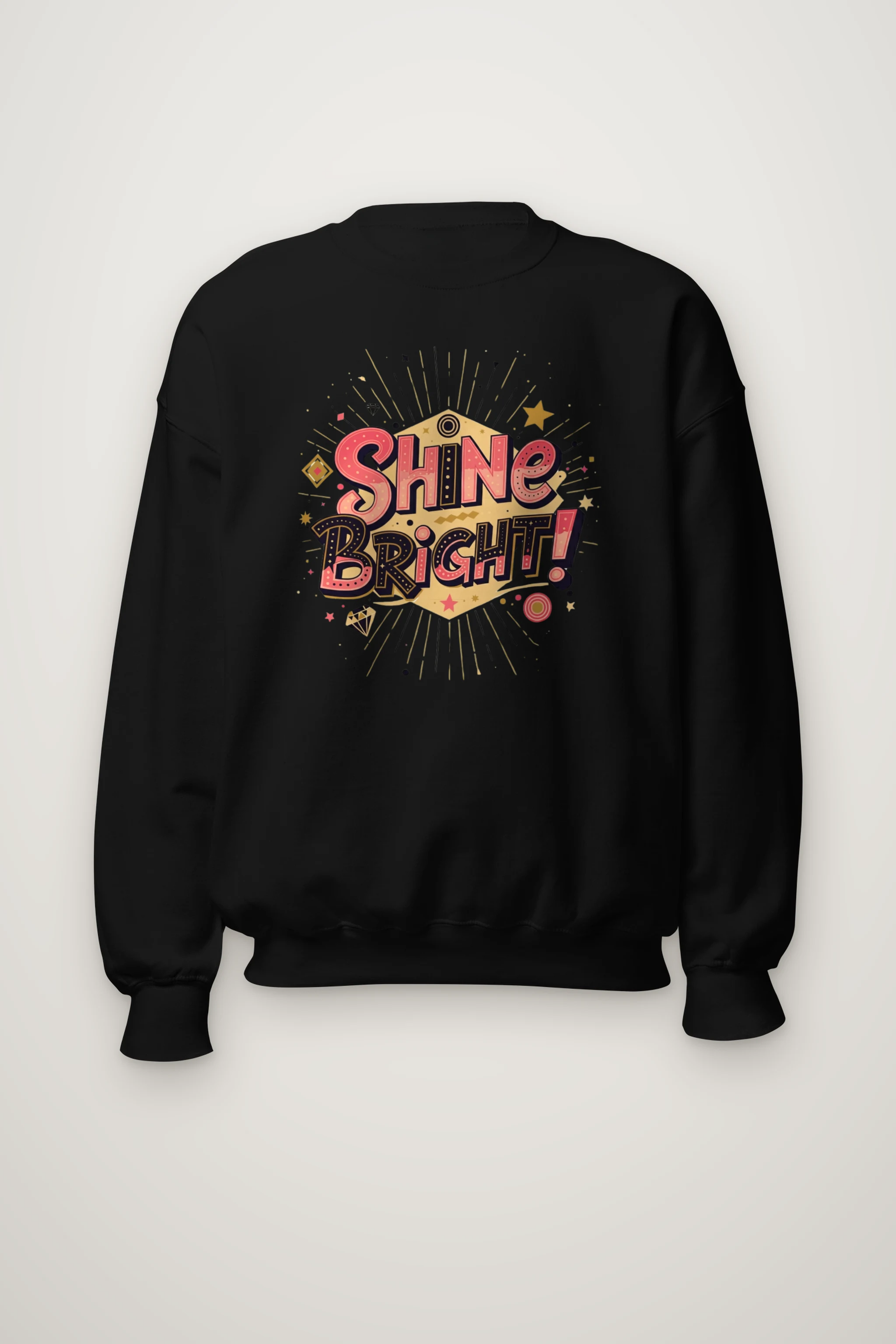 "Shine Bright" Heavy Blend Unisex Crewneck Sweatshirt