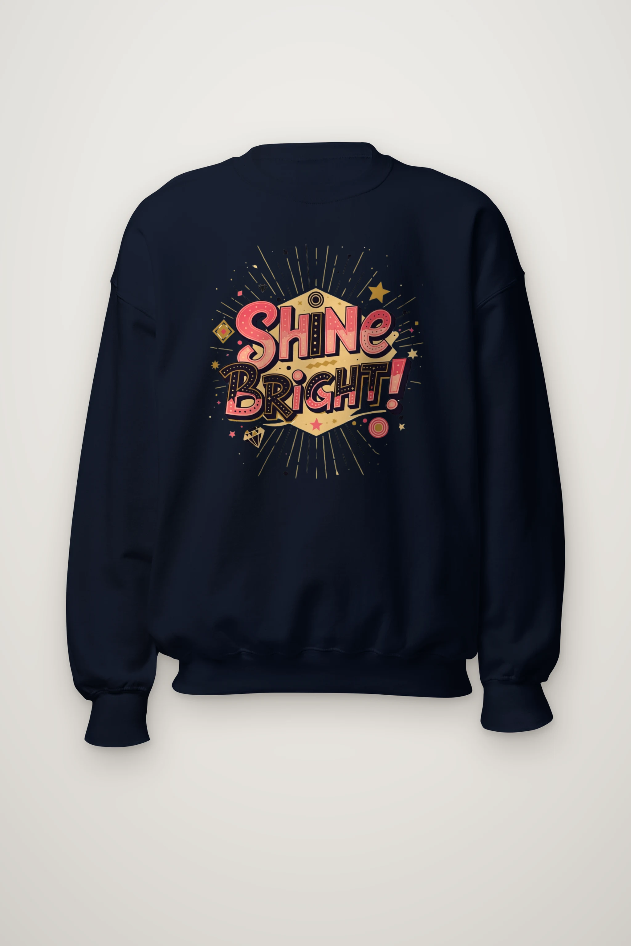 "Shine Bright" Heavy Blend Unisex Crewneck Sweatshirt