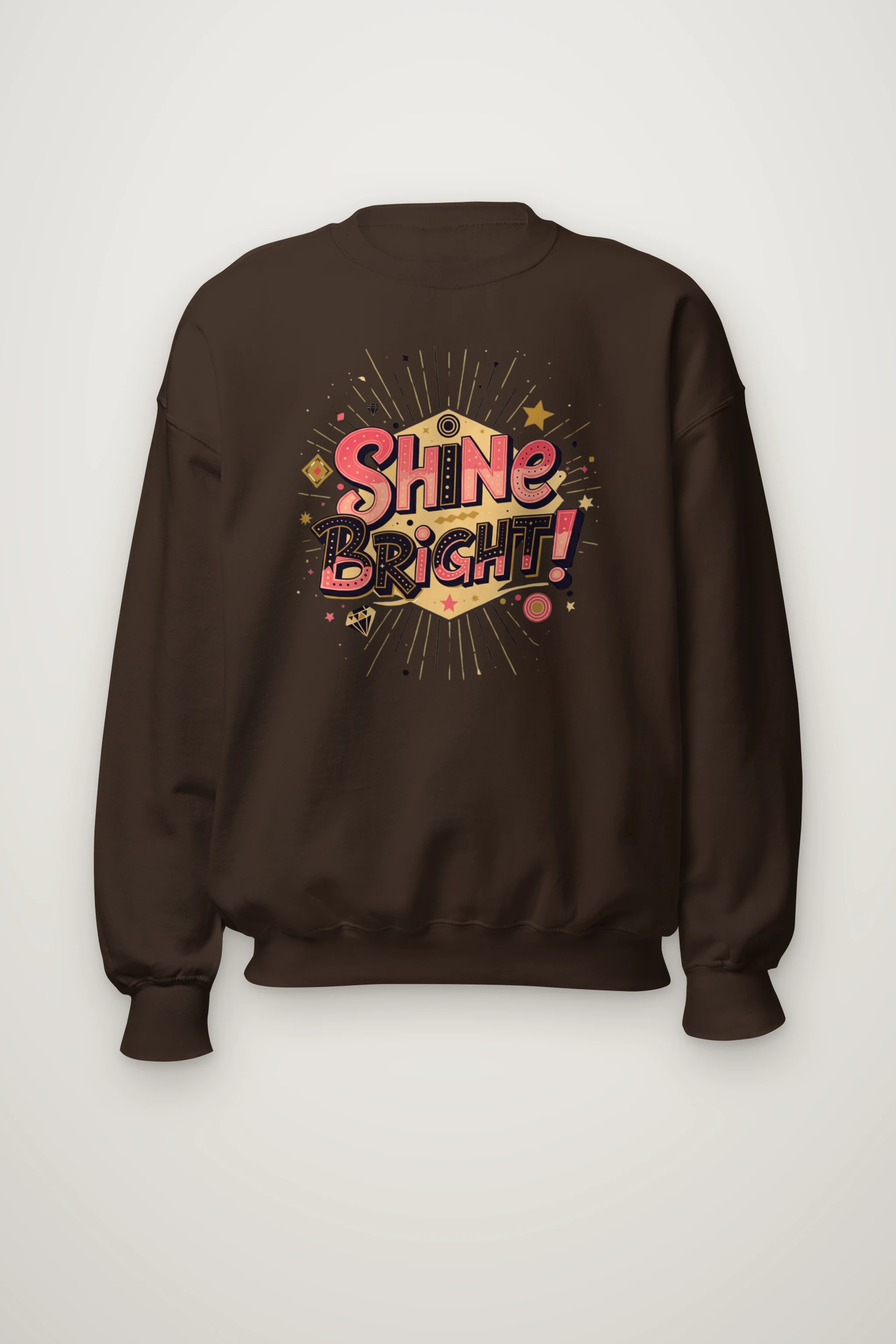"Shine Bright" Heavy Blend Unisex Crewneck Sweatshirt