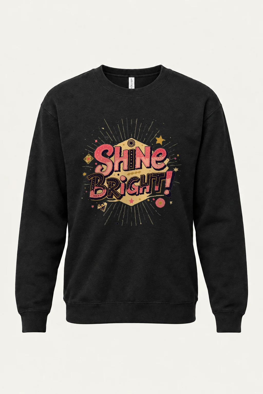 "Shine Bright" Heavy Blend Unisex Crewneck Sweatshirt | Gildan 18000