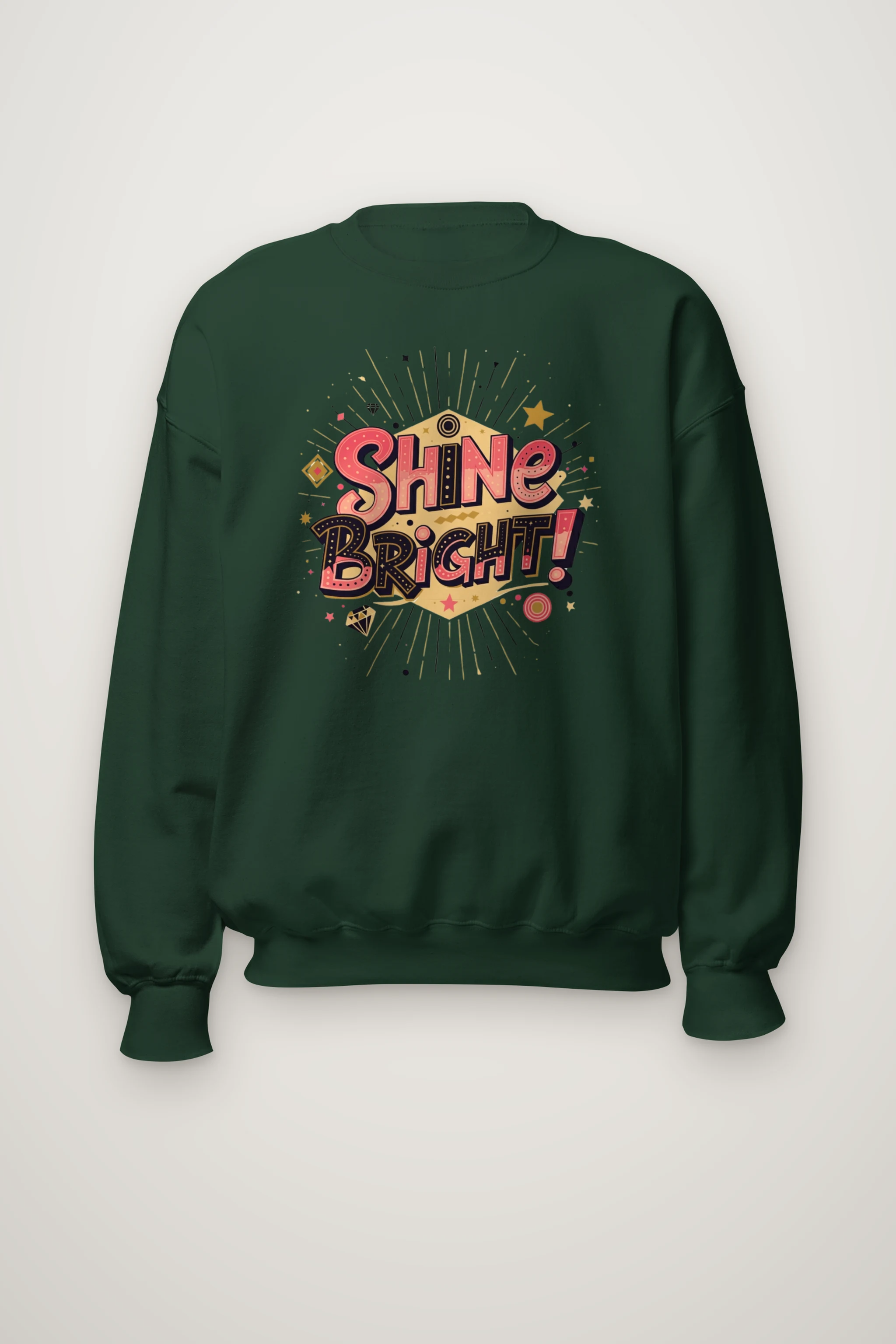 "Shine Bright" Heavy Blend Unisex Crewneck Sweatshirt