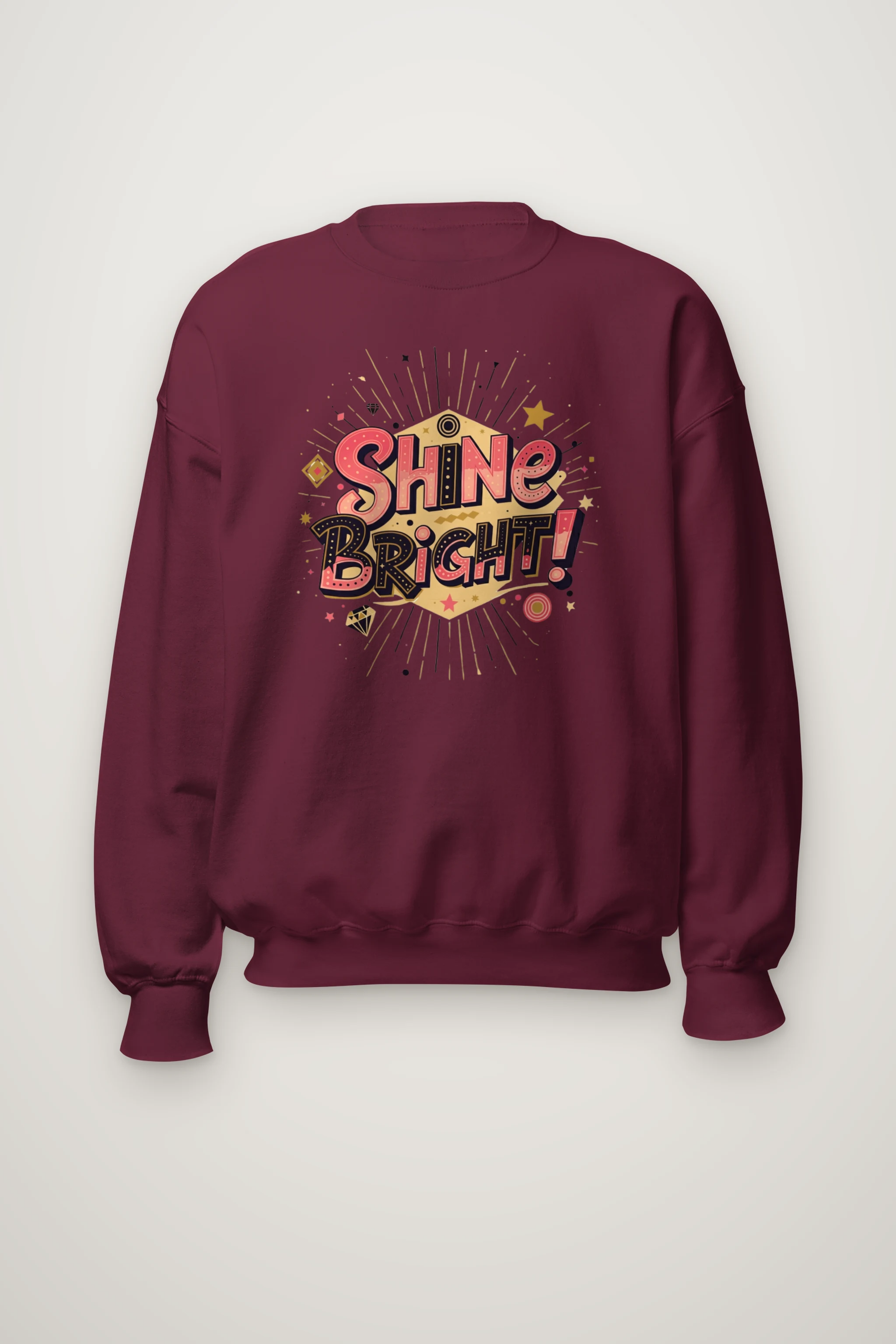 "Shine Bright" Heavy Blend Unisex Crewneck Sweatshirt