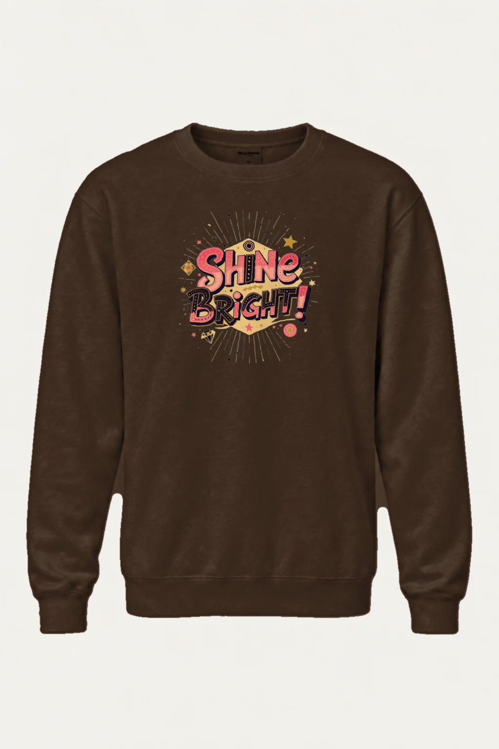 "Shine Bright" Heavy Blend Unisex Crewneck Sweatshirt | Gildan 18000