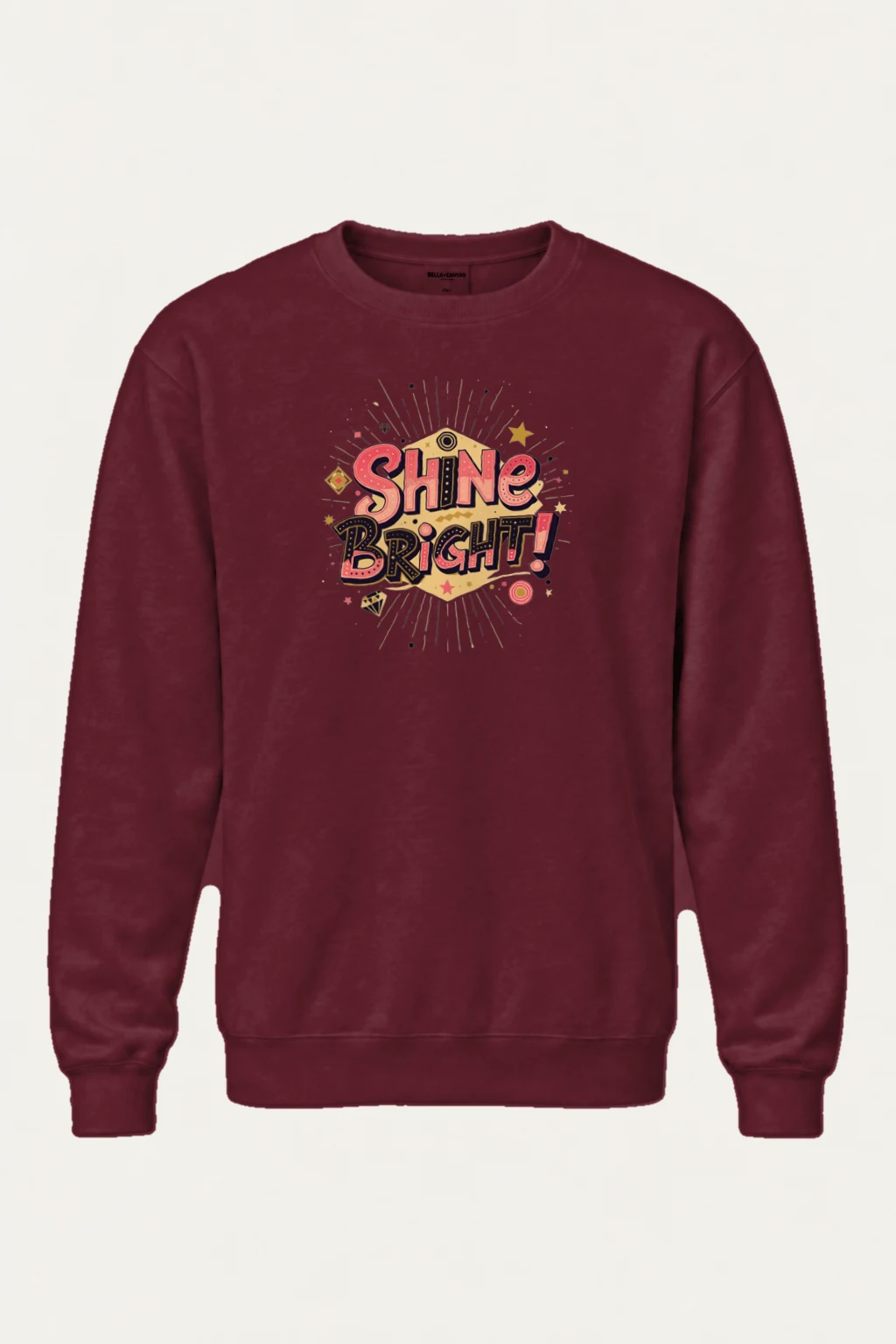 "Shine Bright" Heavy Blend Unisex Crewneck Sweatshirt | Gildan 18000