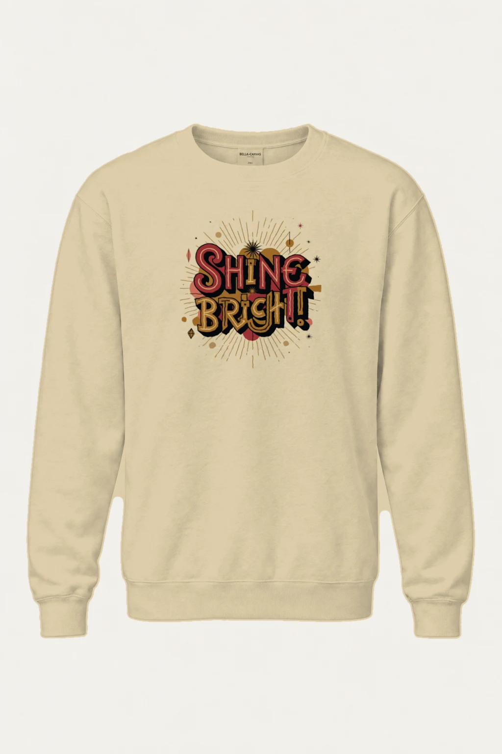 "Shine Bright Sunburst" Heavy Blend Unisex Crewneck Sweatshirt | Gildan 18000