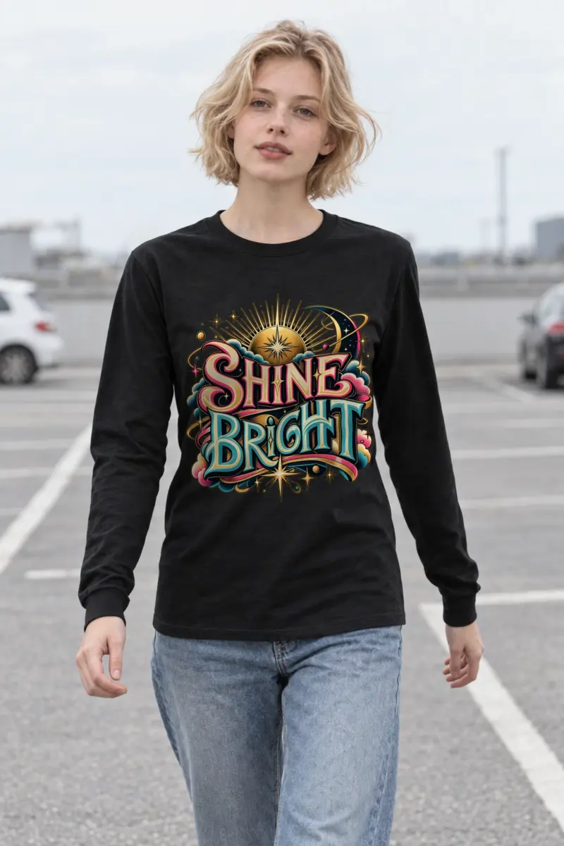 "Crescent Sun Radiance" Unisex Longsleeve T-shirt