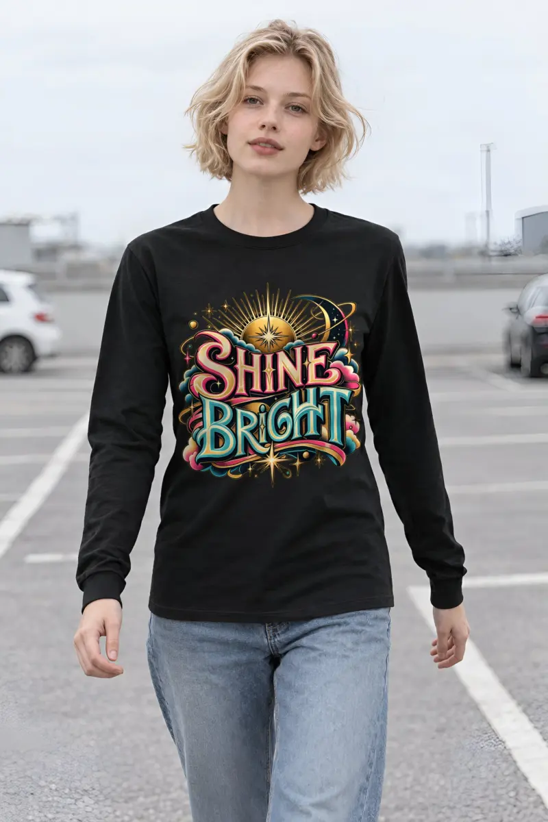 "Crescent Sun Radiance" Unisex Longsleeve T-shirt