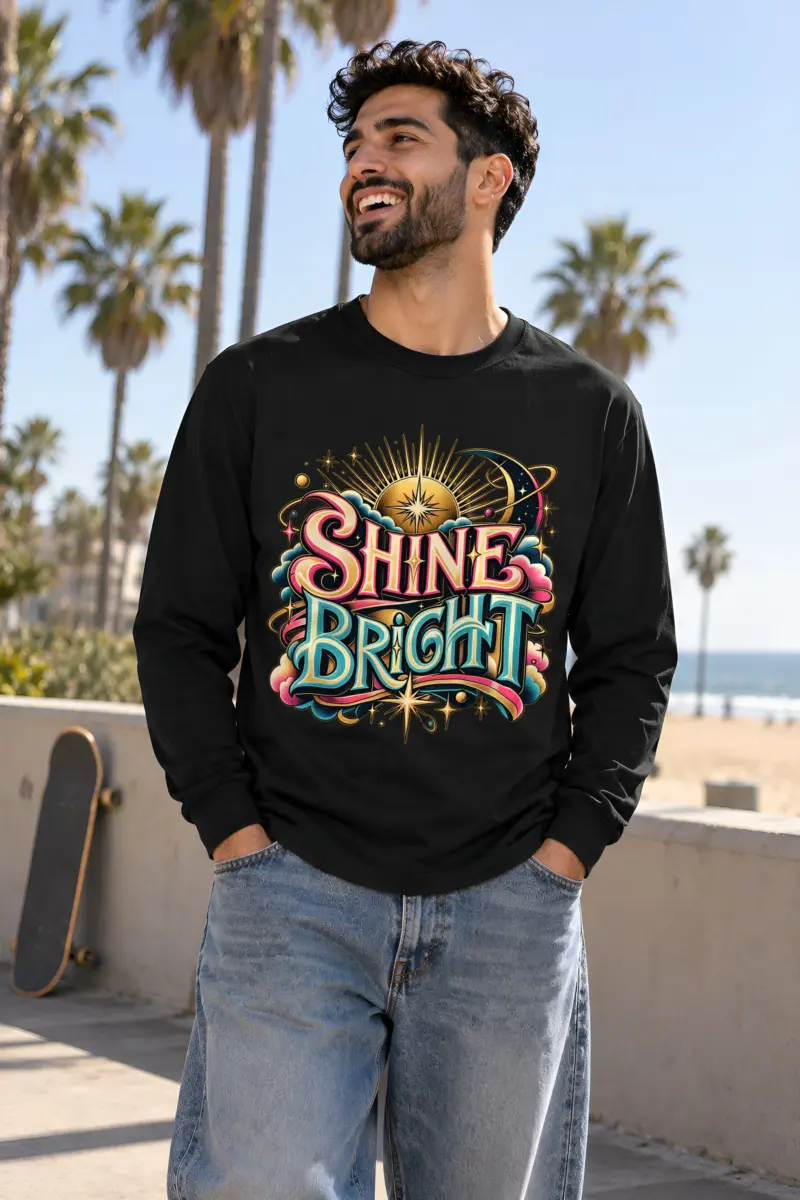 "Crescent Sun Radiance" Unisex Longsleeve T-shirt