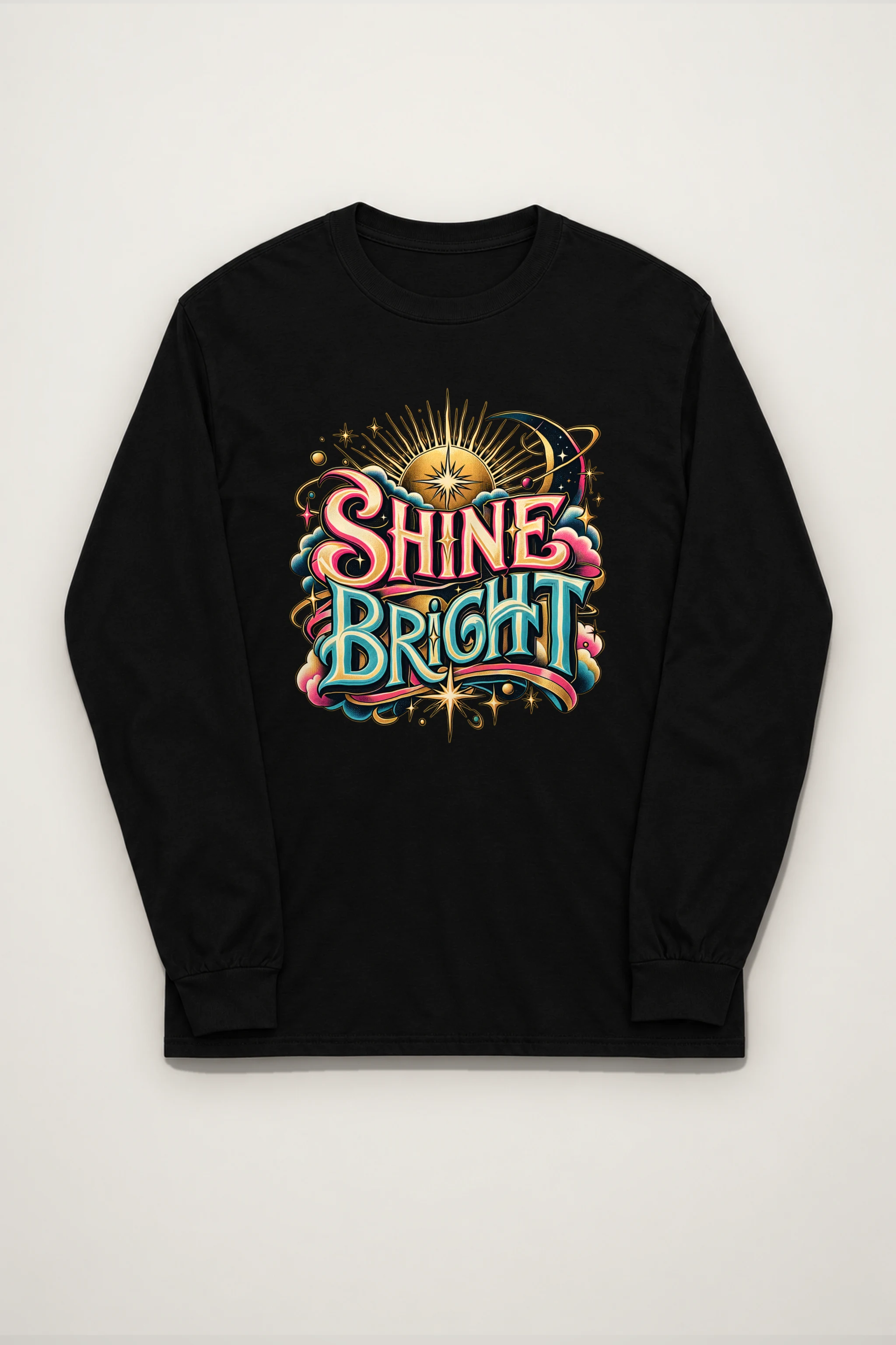 "Crescent Sun Radiance" Unisex Longsleeve T-shirt