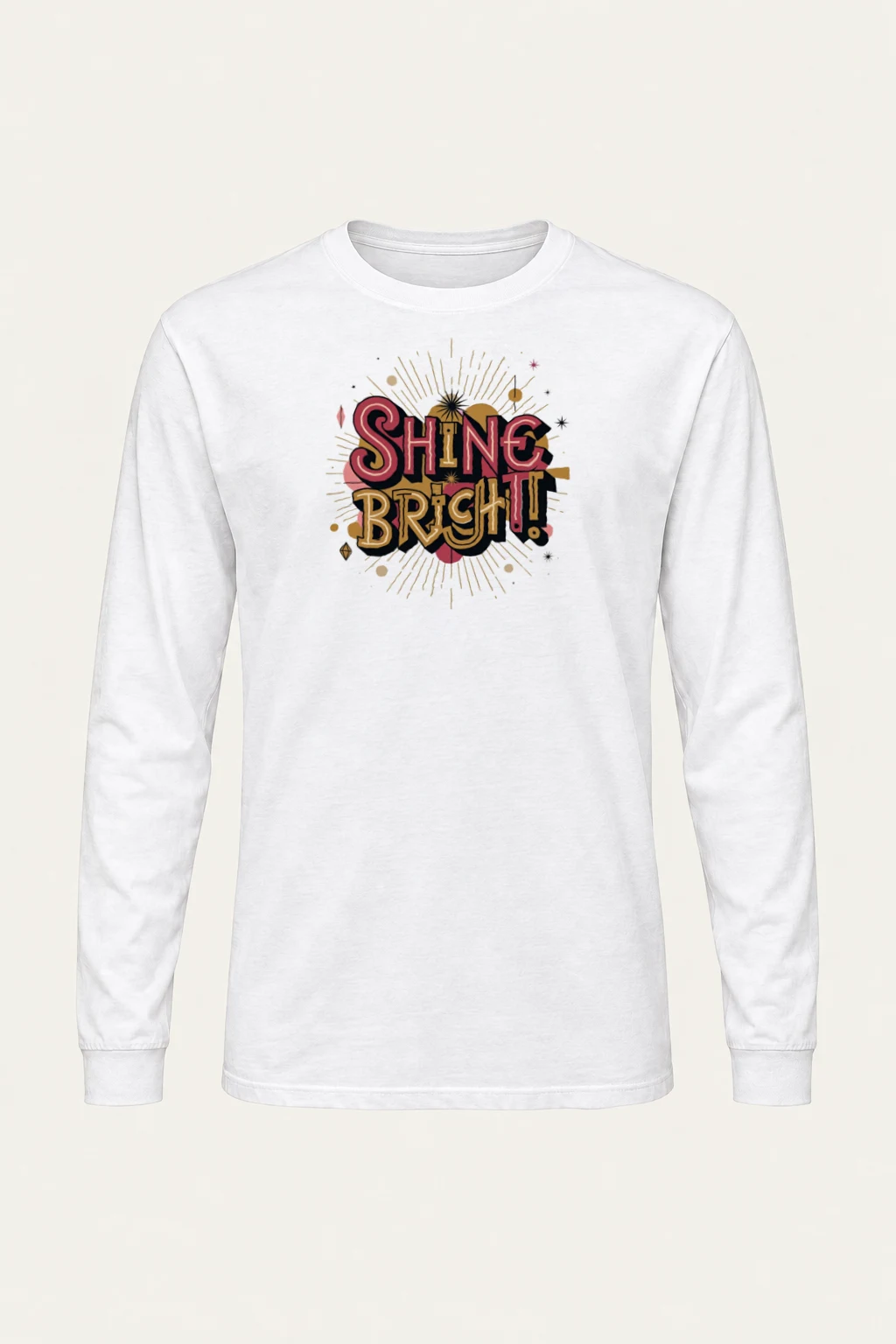 "Shine Bright Sunburst" Unisex Longsleeve T-shirt | Gildan 2400