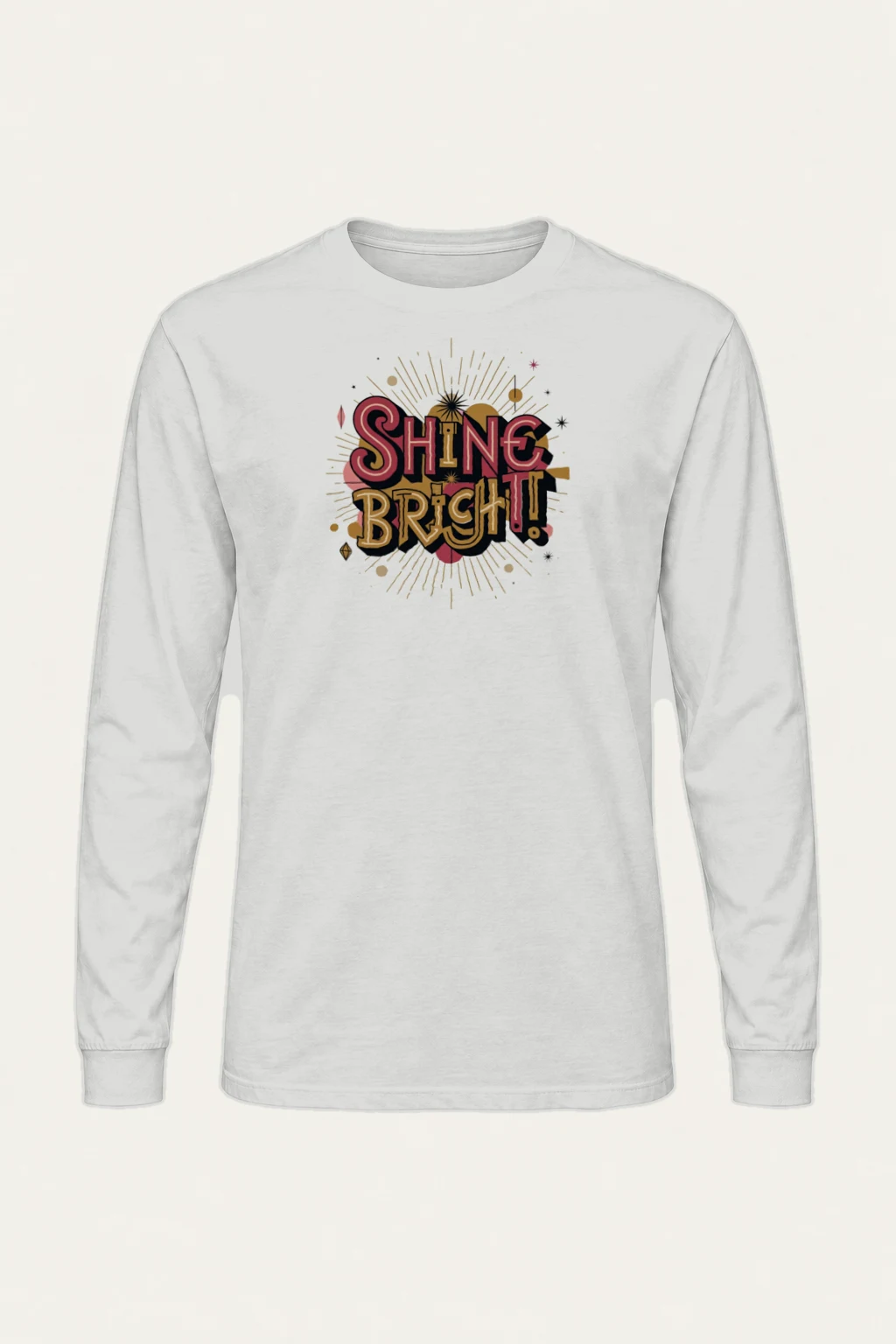 "Shine Bright Sunburst" Unisex Longsleeve T-shirt | Gildan 2400