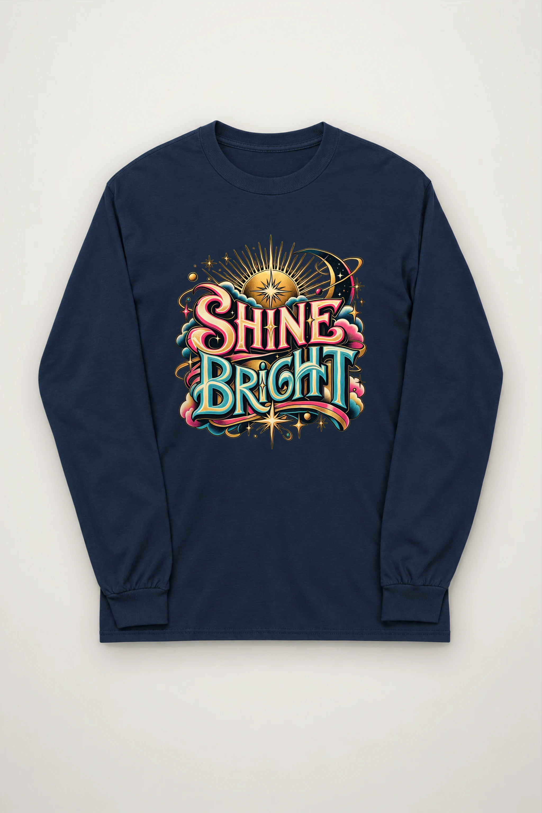 "Crescent Sun Radiance" Unisex Longsleeve T-shirt