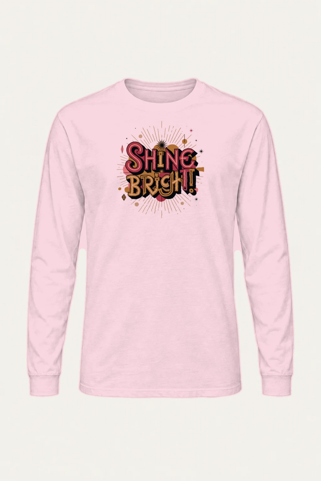 "Shine Bright Sunburst" Unisex Longsleeve T-shirt | Gildan 2400
