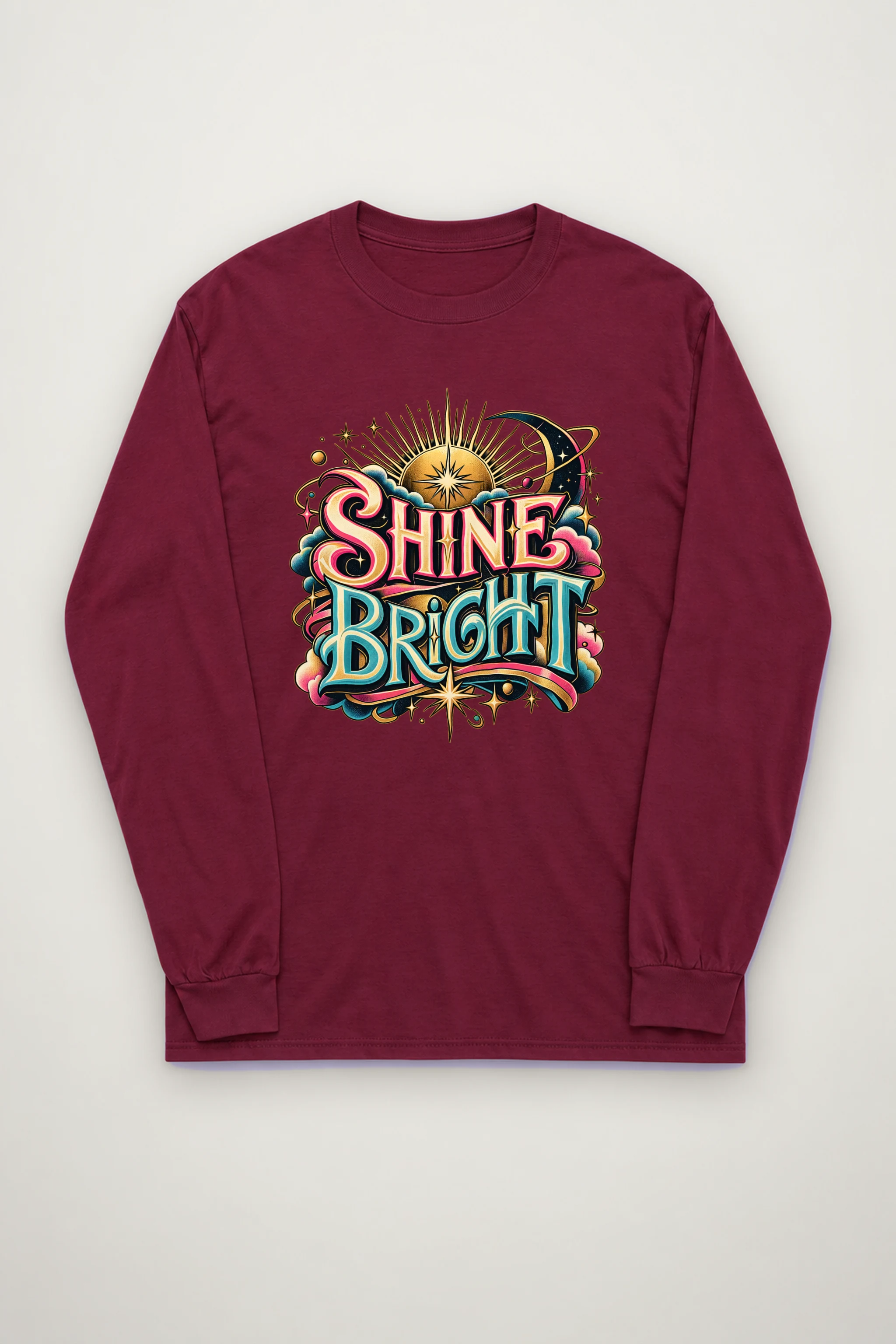 "Crescent Sun Radiance" Unisex Longsleeve T-shirt