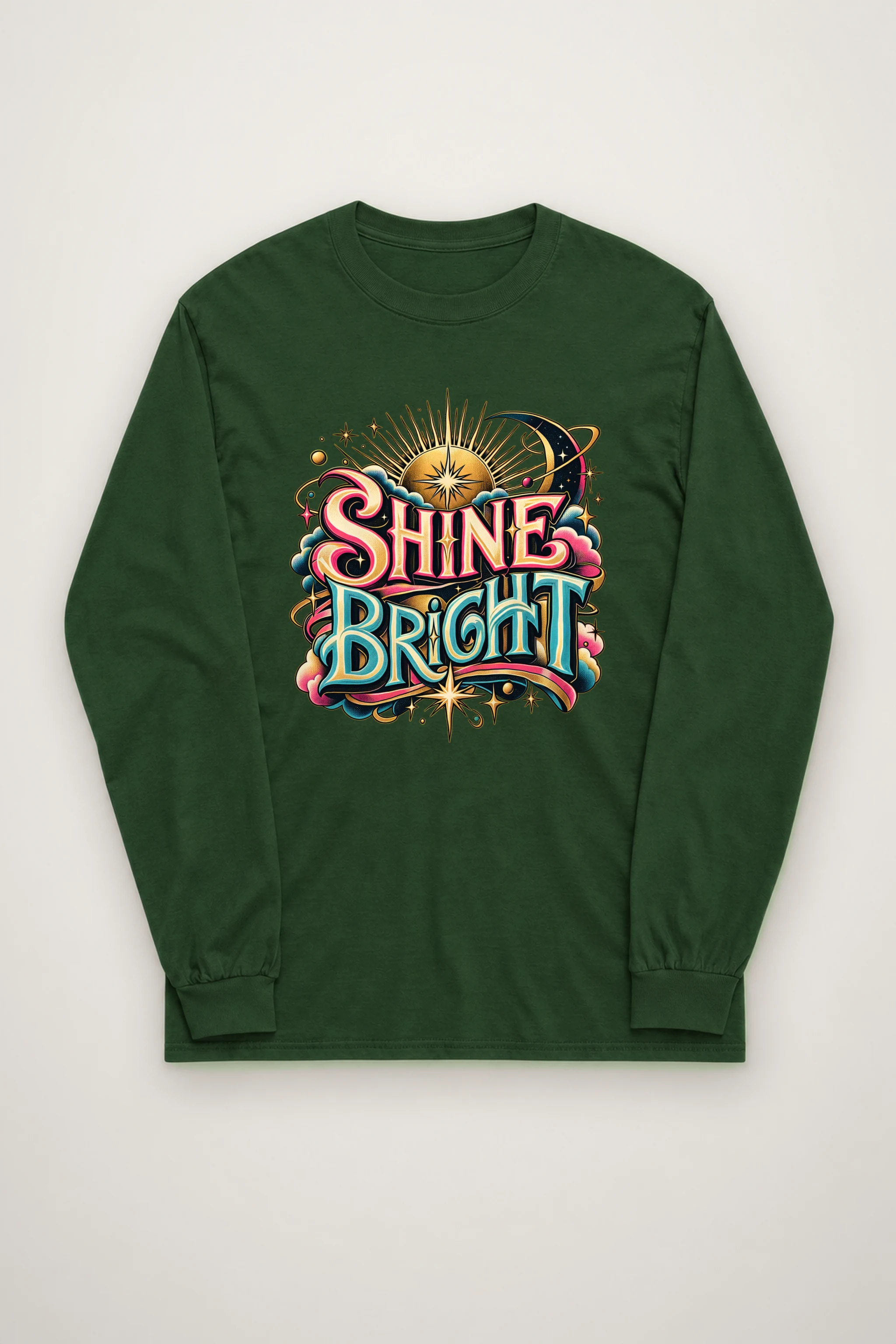 "Crescent Sun Radiance" Unisex Longsleeve T-shirt