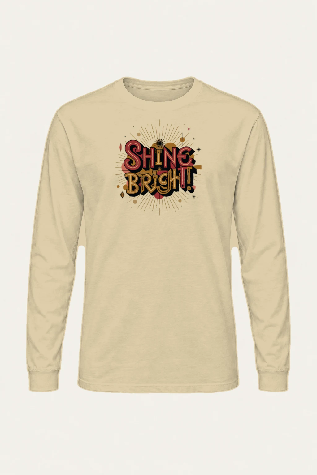 "Shine Bright Sunburst" Unisex Longsleeve T-shirt | Gildan 2400
