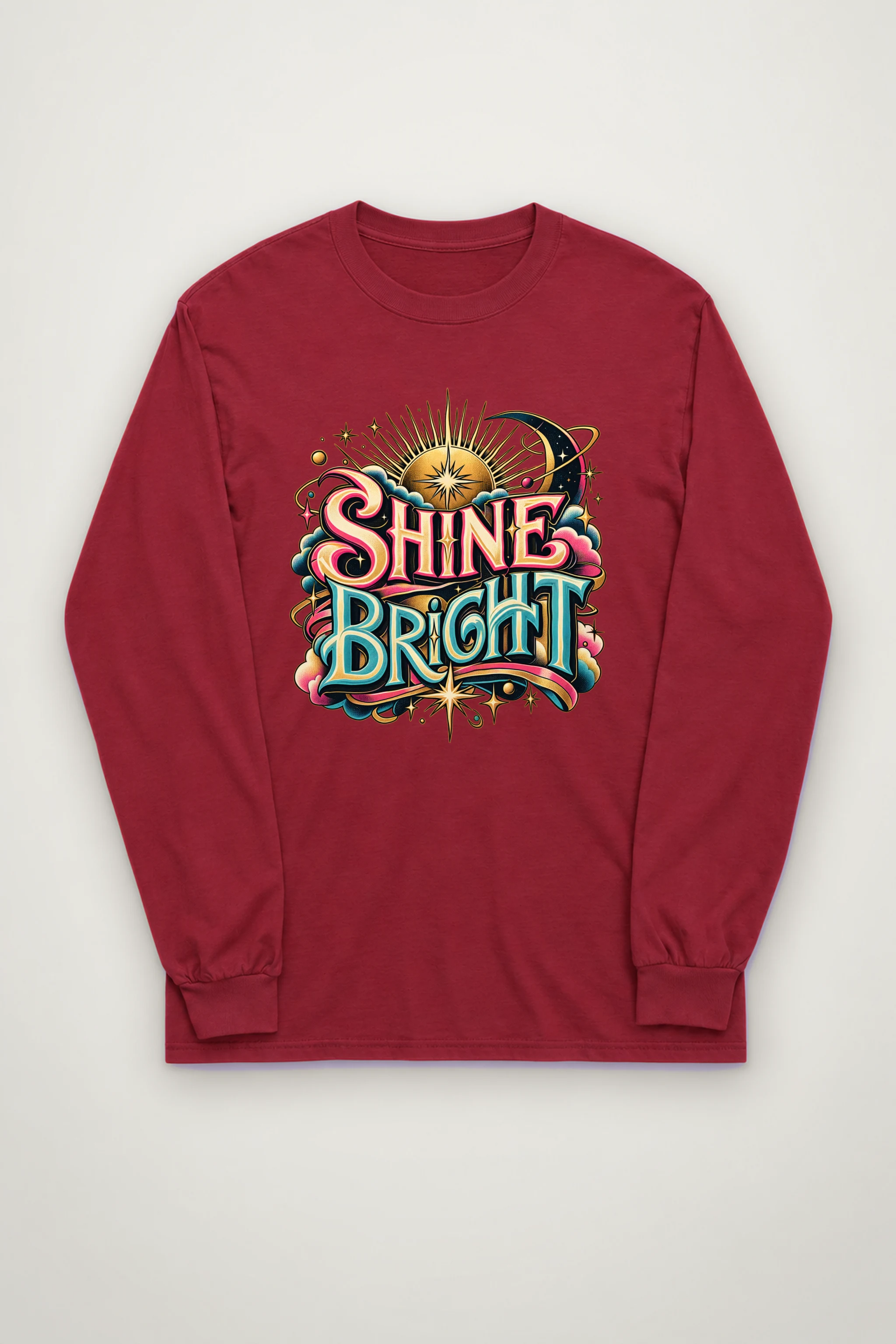 "Crescent Sun Radiance" Unisex Longsleeve T-shirt