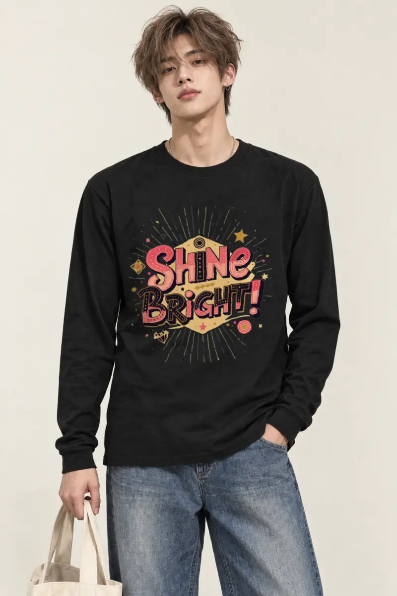 "Shine Bright" Unisex Longsleeve T-shirt