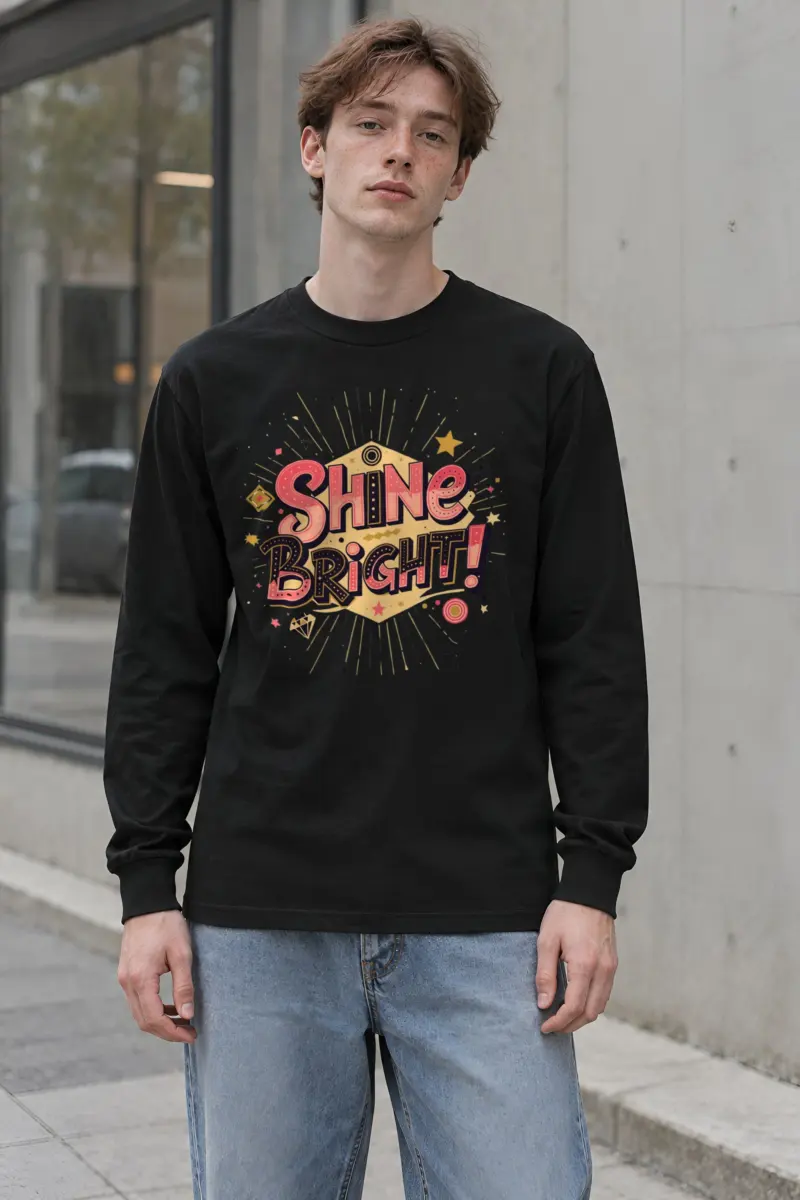 "Shine Bright" Unisex Longsleeve T-shirt